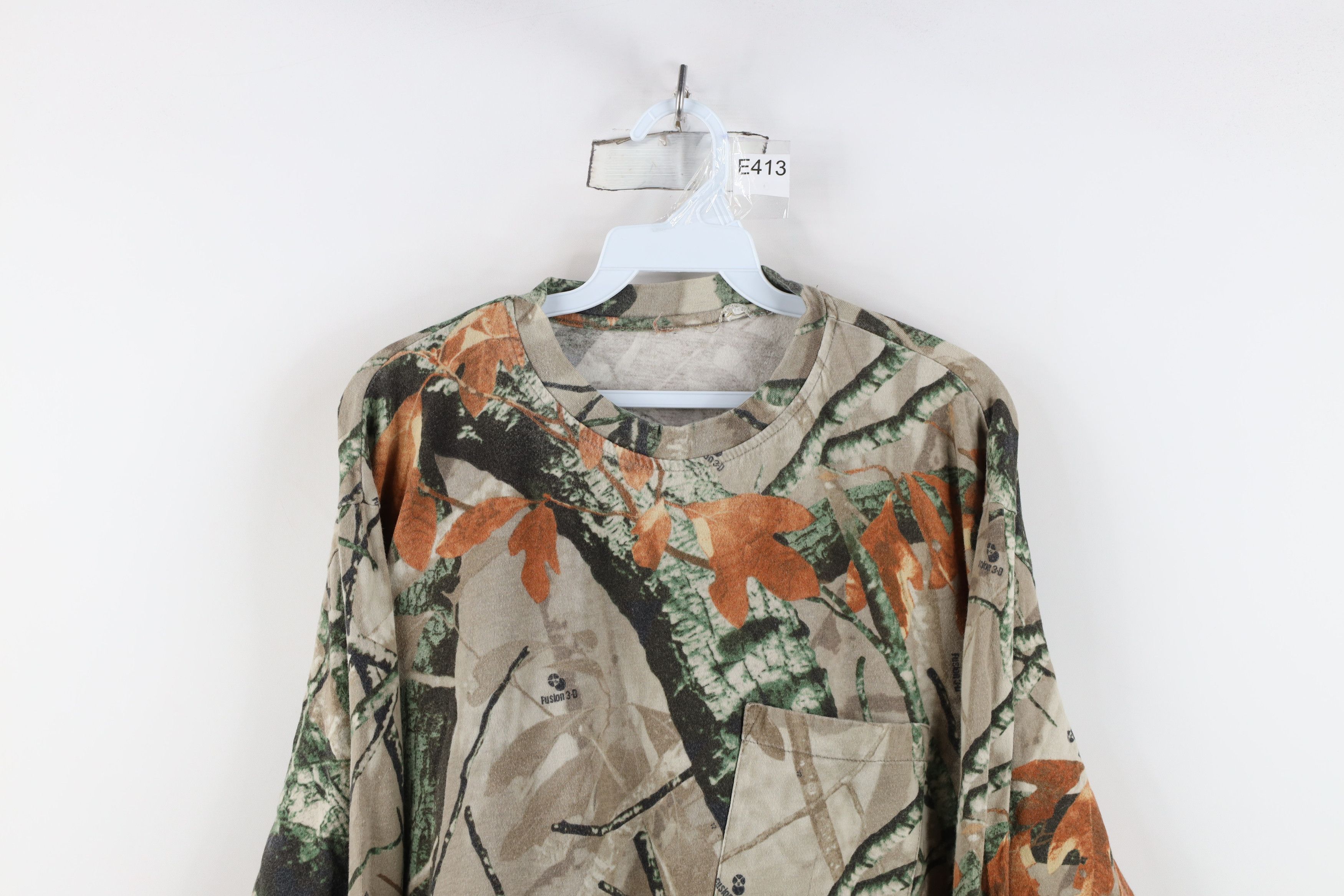 Vintage Vintage 90s Y2K Streetwear Camouflage Long Sleeve T-Shirt Size US XXL / EU 58 / 5 - 2 Thumbnail