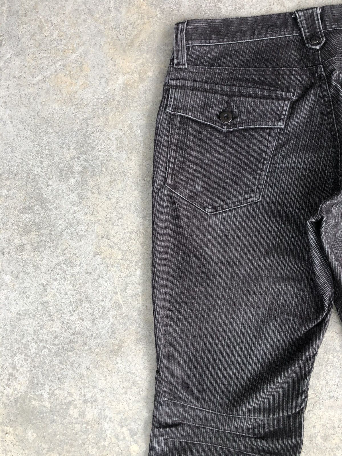 If Six Was Nine Japanese Male Flared Jeans Distressed Corduroy Size US 31 - 9 Thumbnail