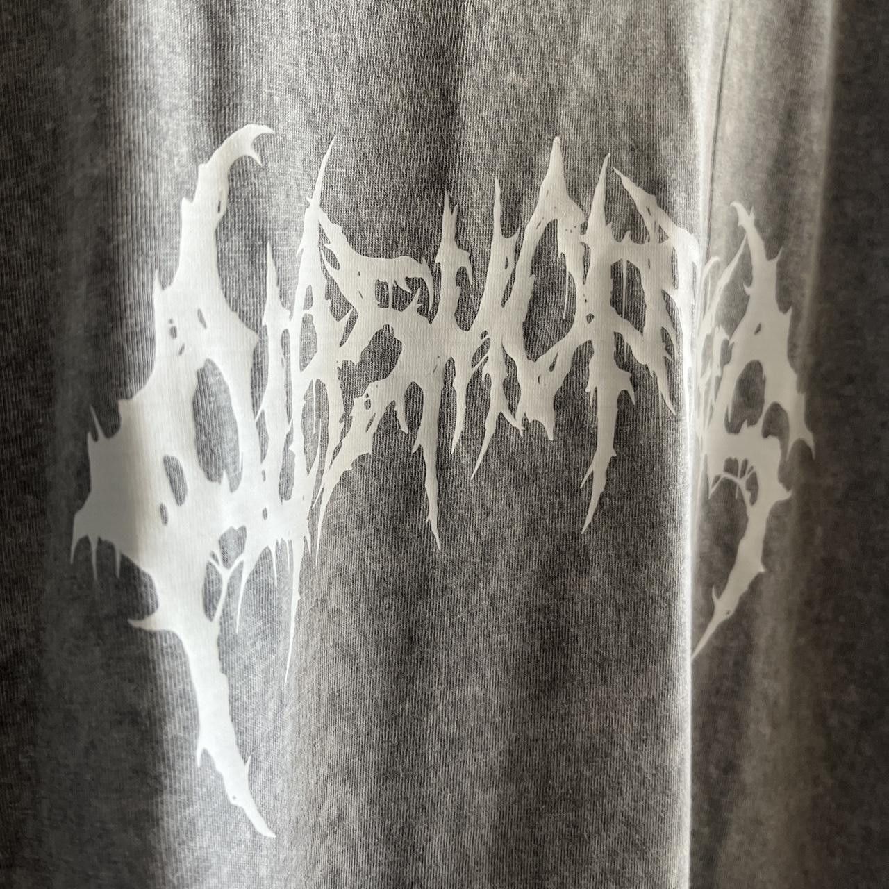 Other boxy oversized death metal t-shirt grey tee black norwegian Size US XL / EU 56 / 4 - 3 Thumbnail