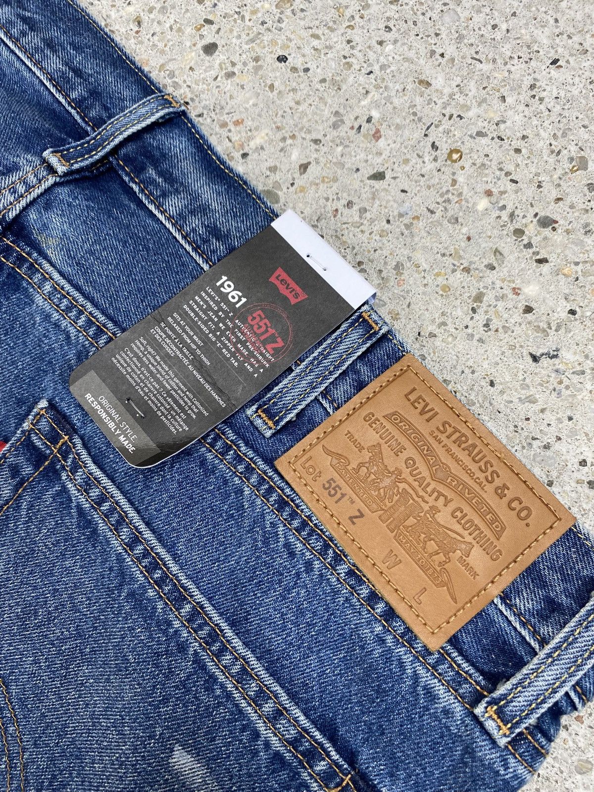 Levi's Vintage Clothing Levis 551 new with tags jeans paint trashed 1961 Size US 42 / EU 58 - 11 Thumbnail