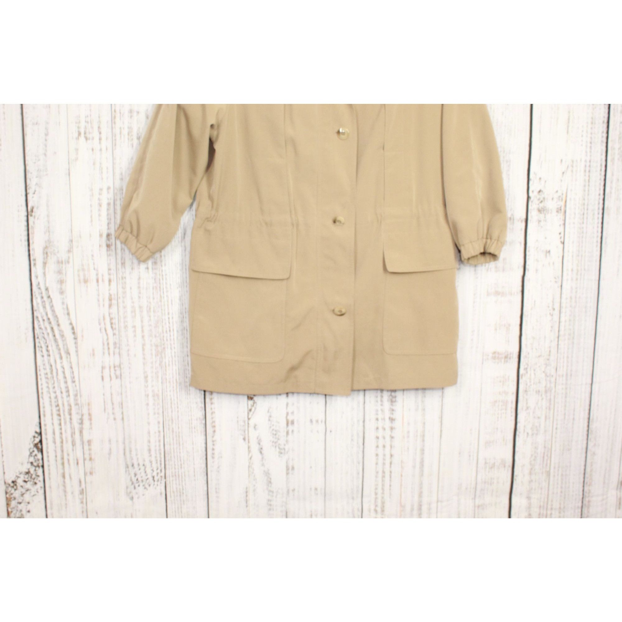 Other Gallery Brown Hooded Rain Jacket Women’s S Size S / US 4 / IT 40 - 3 Thumbnail