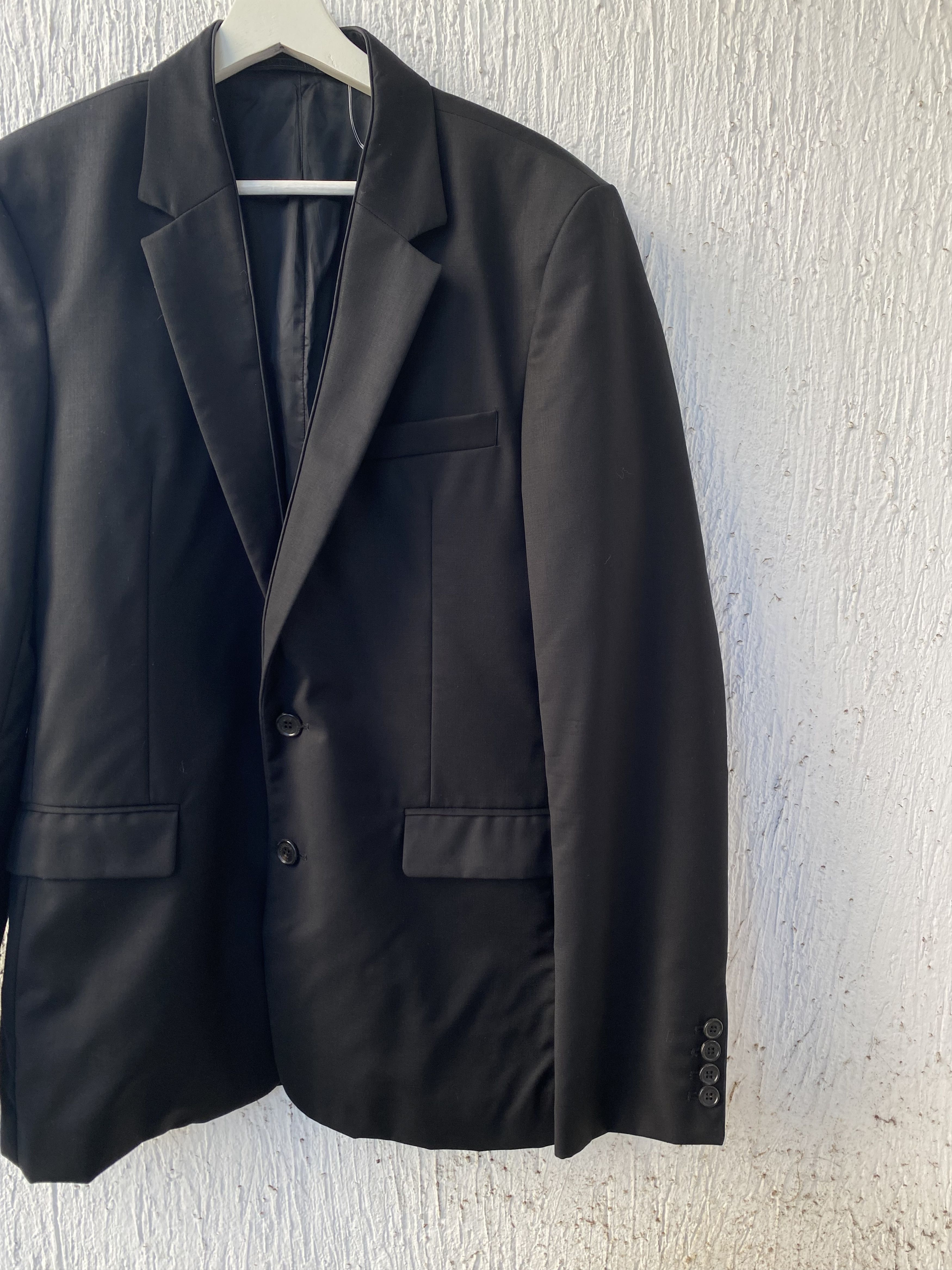 Kris Van Assche black wool blazer Size US M / EU 48-50 / 2 - 2 Thumbnail