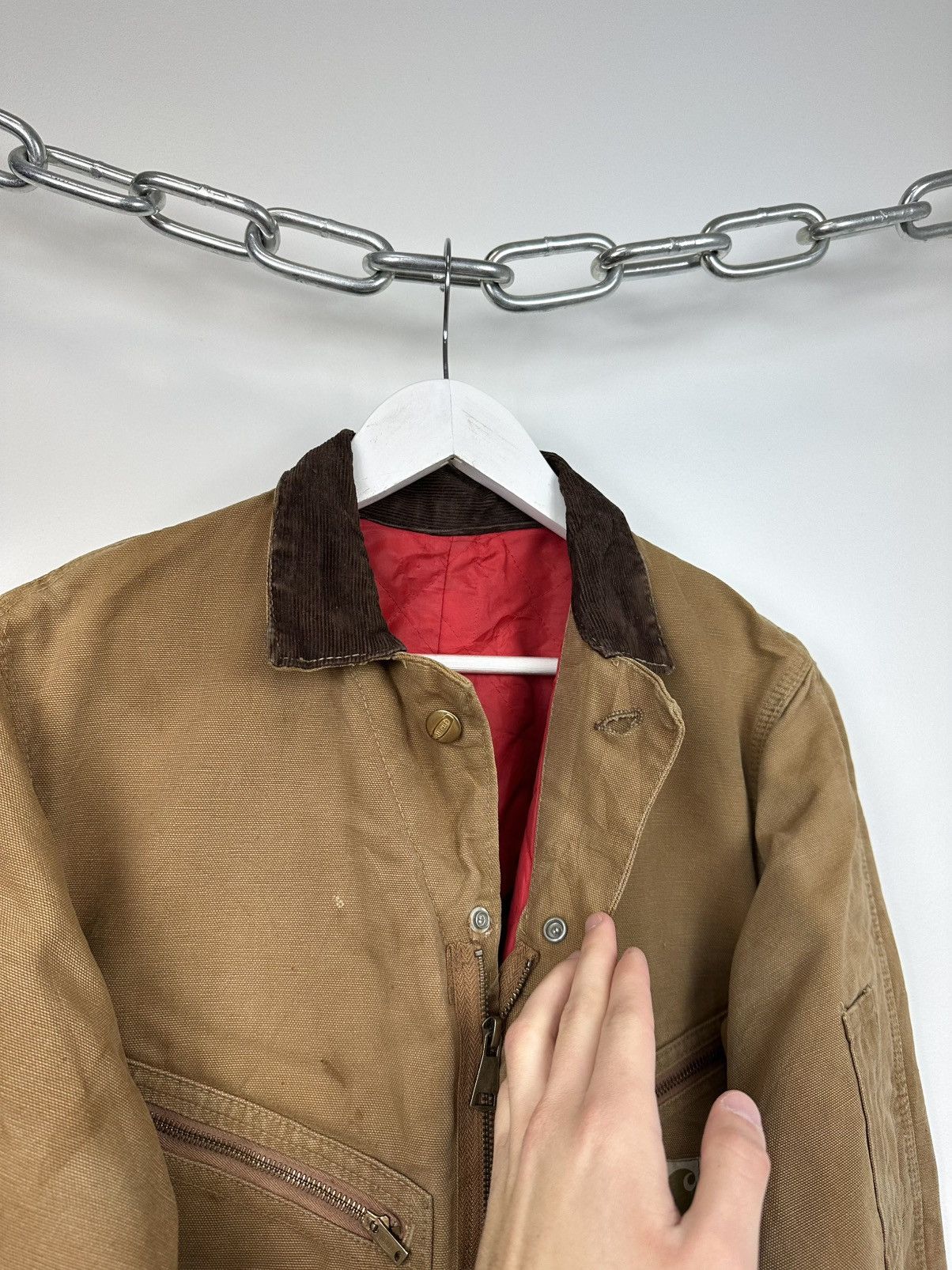 Carhartt Vintage 70s Carhartt USA Rare Utility Arctic Detroit Jacket Size US S / EU 44-46 / 1 - 16 Thumbnail