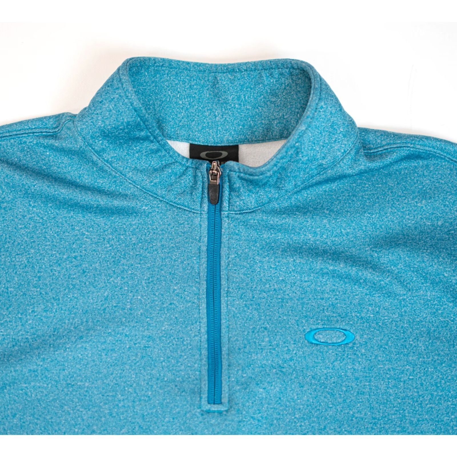 Oakley Oakley Sweatshirt Men’s Size XL Teal 1/4 Zip Fleece Pullover Golf Embroidered Logo Plane Size US XL / EU 56 / 4 - 3 Thumbnail