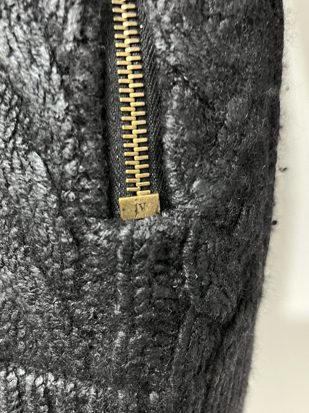 John Varvatos Foil Cable knit sweater. XL Size US XL / EU 56 / 4 - 13 Thumbnail