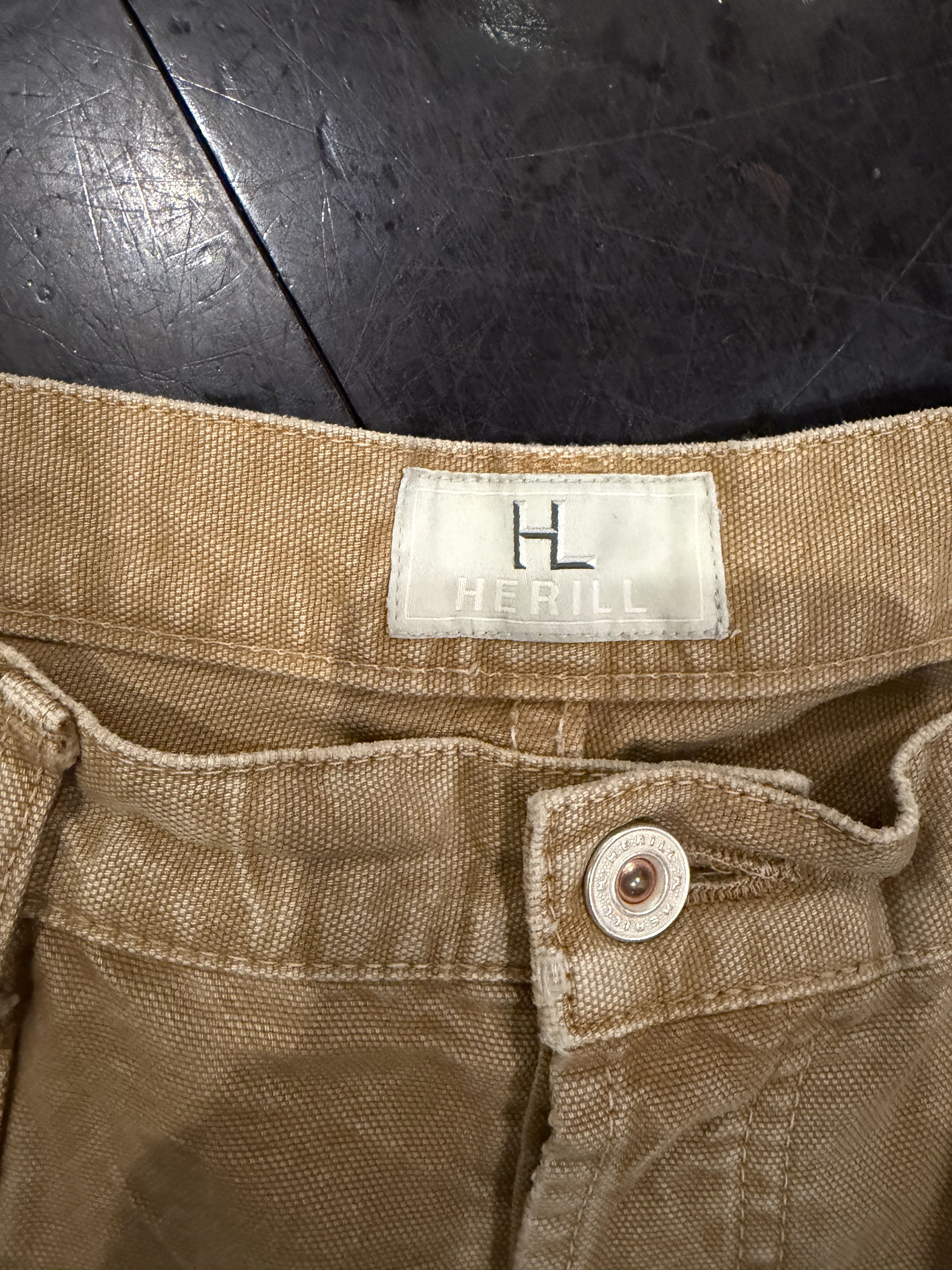 Herill SPLASH PAINTER PANTS - BROWN DUCK Size US 31 - 3 Thumbnail