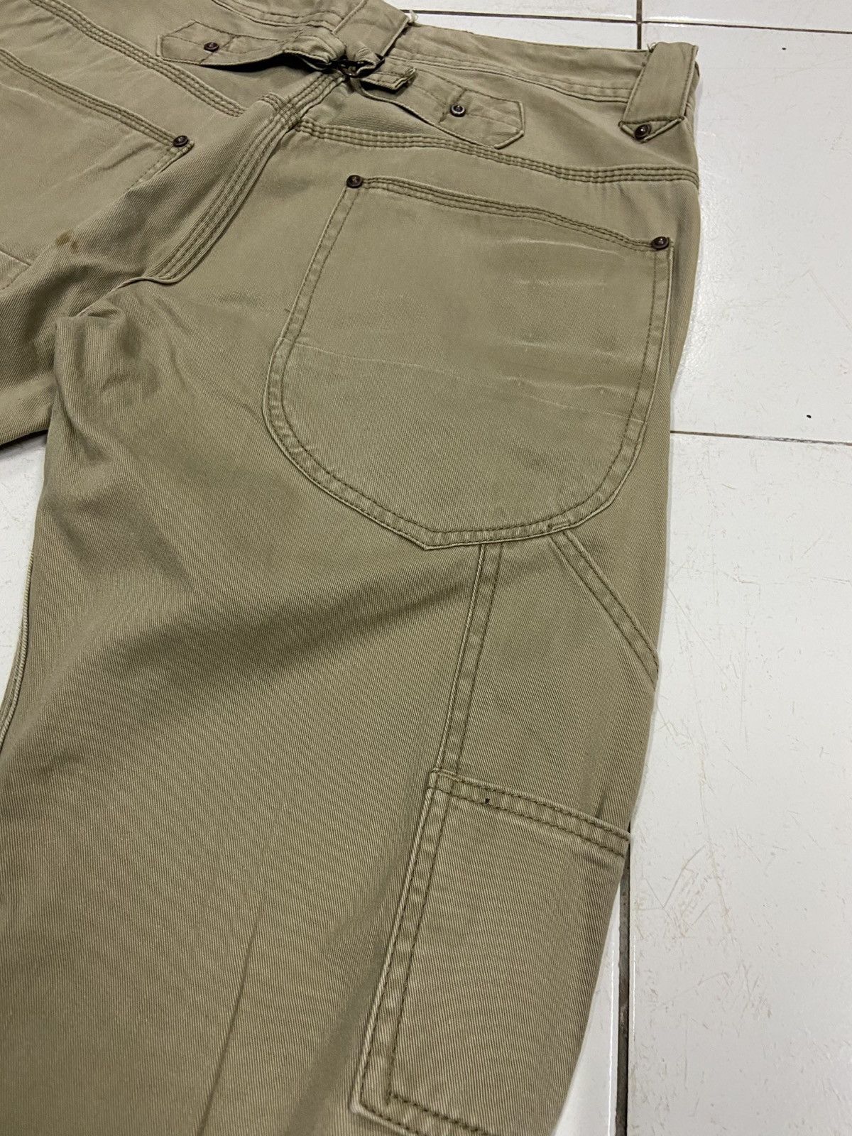 Japanese Brand TRUE GATE DOUBLE KNEE BUCKLE PANTS Size US 30 / EU 46 - 6 Thumbnail