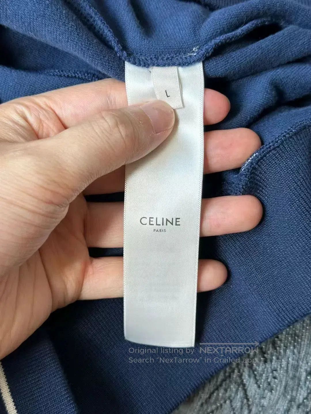 Celine celine blue velvet jacket in size large. Size US L / EU 52-54 / 3 - 3 Thumbnail