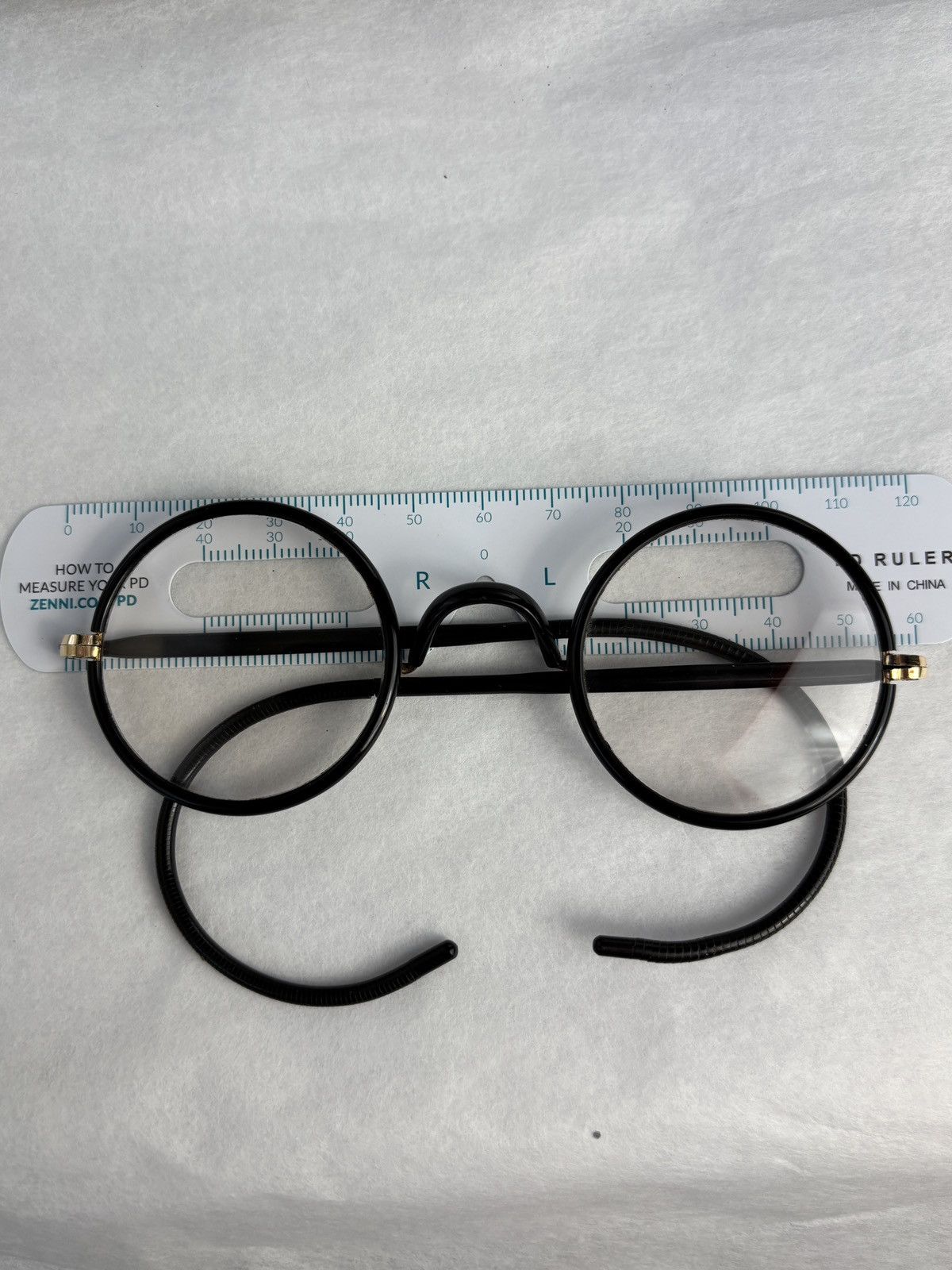Bausch & Lomb Antique Eyeglasses 1900s B&L Round Windsor Frames Spectacles Size ONE SIZE - 6 Thumbnail