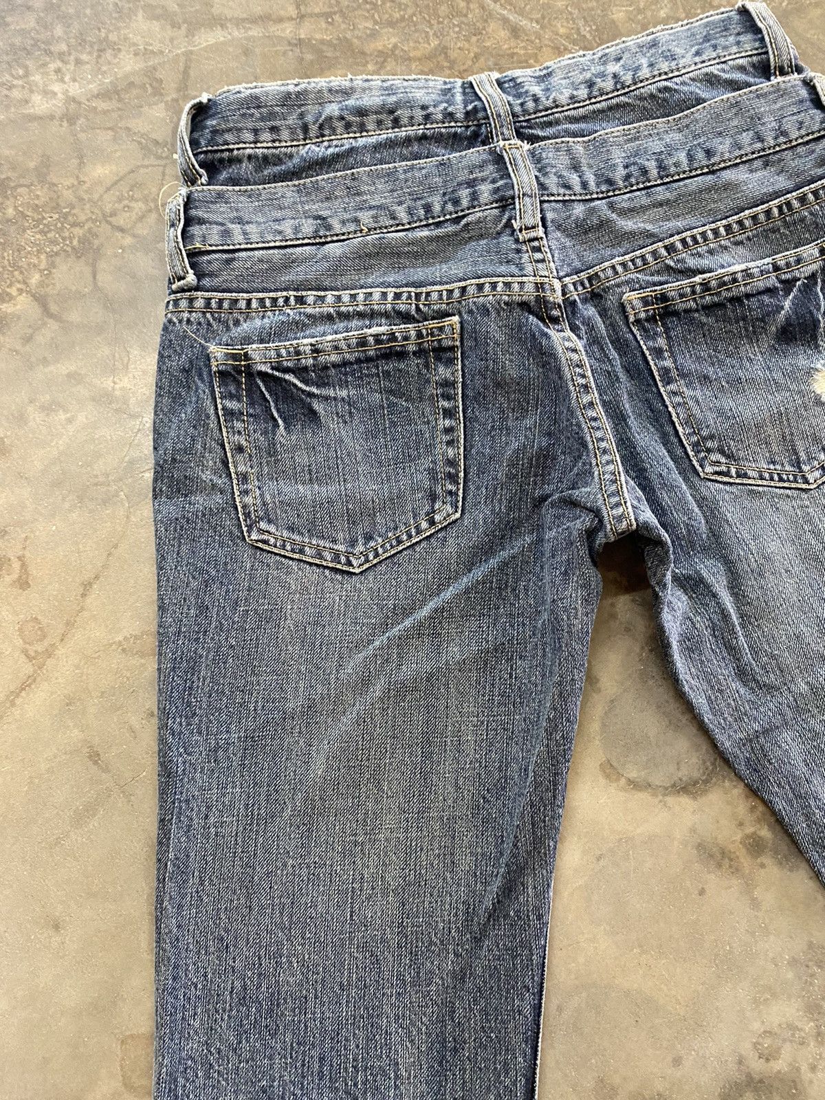 Hysteric Glamour × Japanese Brand × Le Grande Bleu (L.G.B.) Flare Jeans Japanese Oririn Jeans Distressed Boot Cut Size 26" / US 2 / IT 38 - 15 Thumbnail