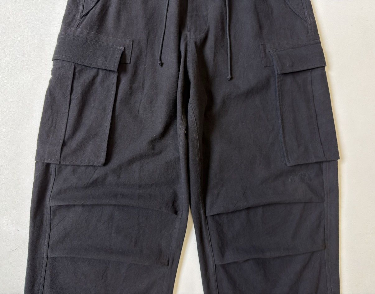 Story Mfg. Black Wide Leg ‘Paco’ Cargo Pants Size US 36 / EU 52 - 7 Thumbnail