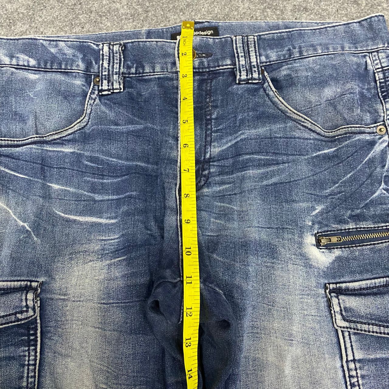 semanticdesign Vintage Semantics Designs Cargo Denim Pants Size US 33 - 5 Thumbnail