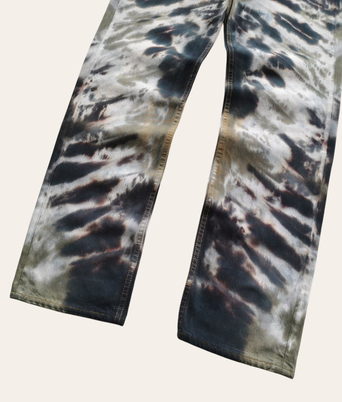 Levi's Vintage Levis 501 Bleach Tie Dye Denim Jeans Size US 32 / EU 48 - 7 Thumbnail