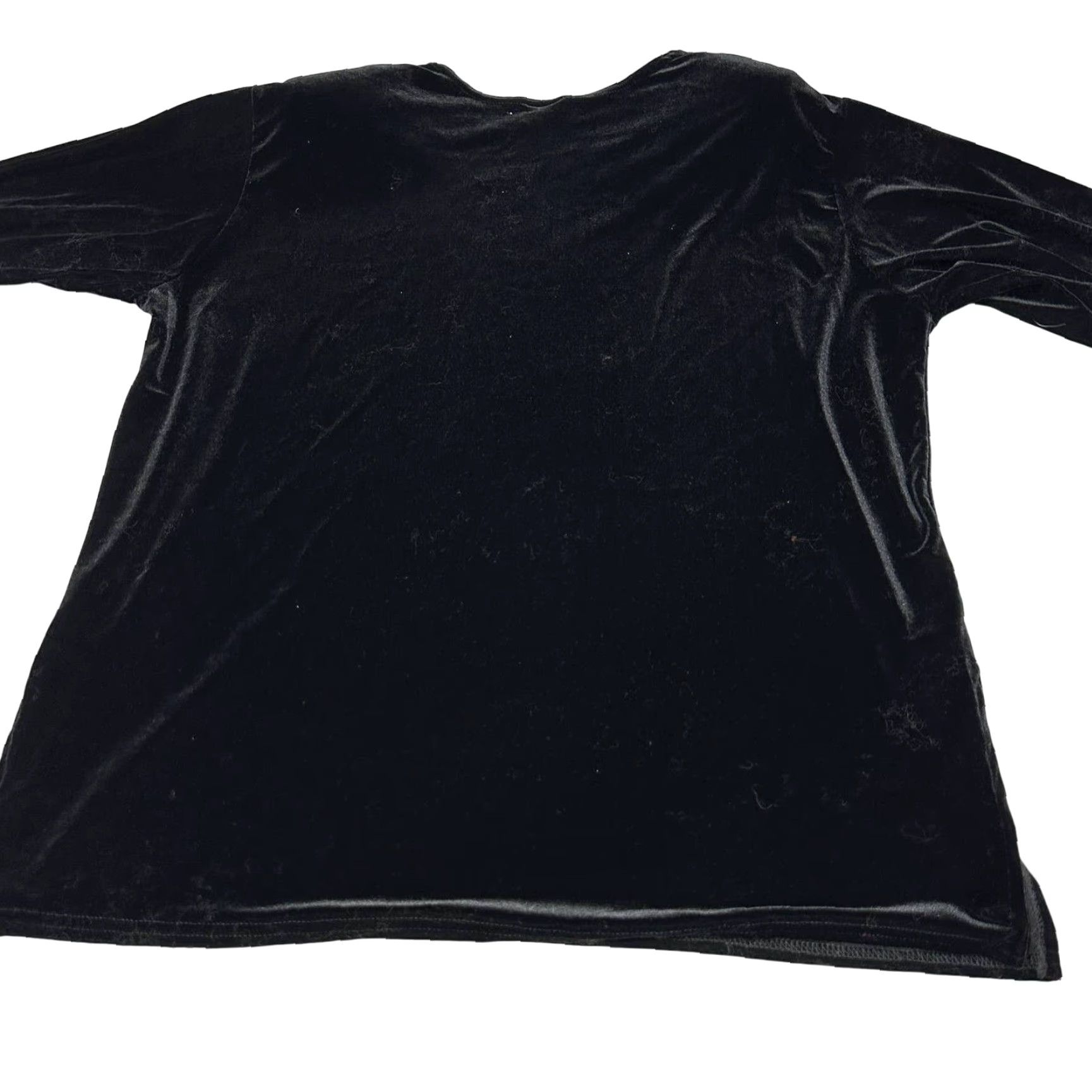 Vintage VINTAGE YETTS Blouse Tunic Velvet Black Long Sleeve Crew Neck Pullover Women L Velv et? Size L / US 10 / IT 46 - 3 Thumbnail