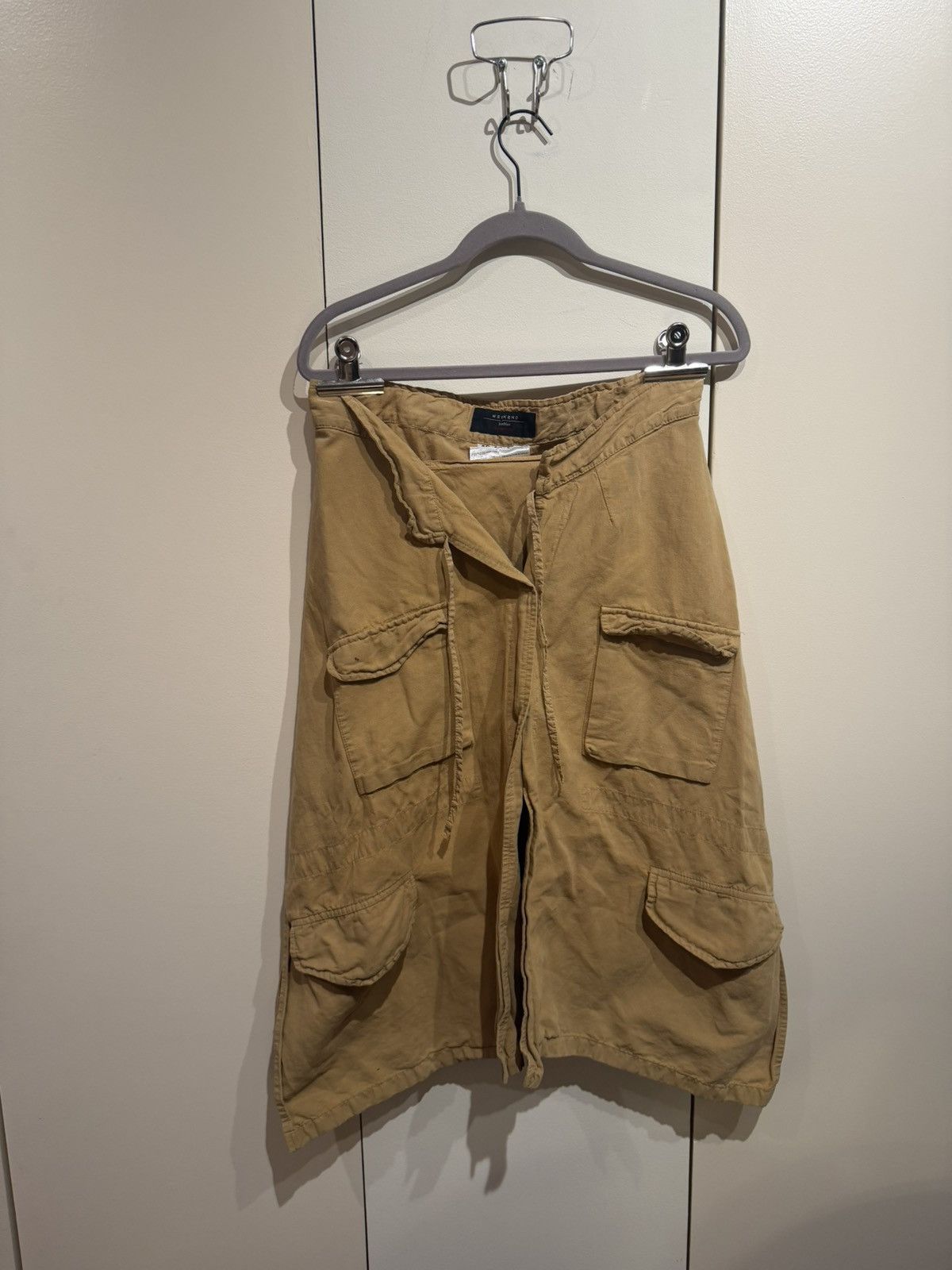 Weekend Max Mara Max Mara weekend Beige cargo skirt " #cargo #summer Size 29" - 1 Thumbnail
