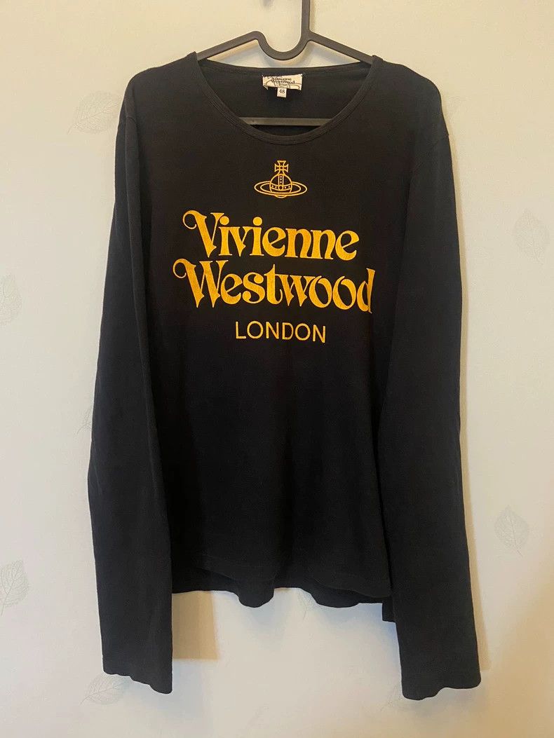 Vivienne Westwood Vivienne Westwood Classic printed long sleeve T-shirt top Size L / US 10 / IT 46 - 3 Thumbnail