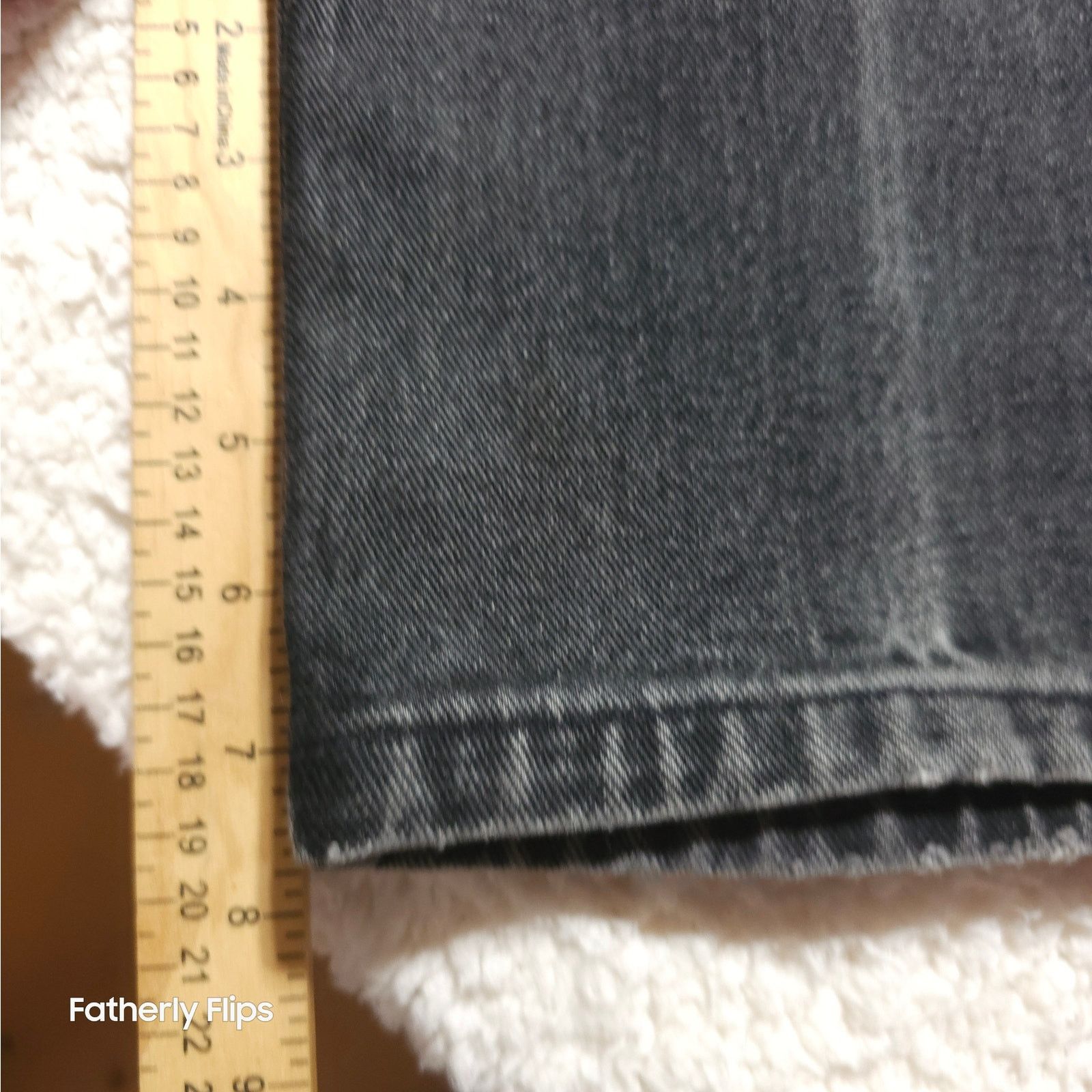 Other WAH Makers Black Cinch Back Jeans Size 36 Button Fly Denim Size US 36 / EU 52 - 13 Thumbnail