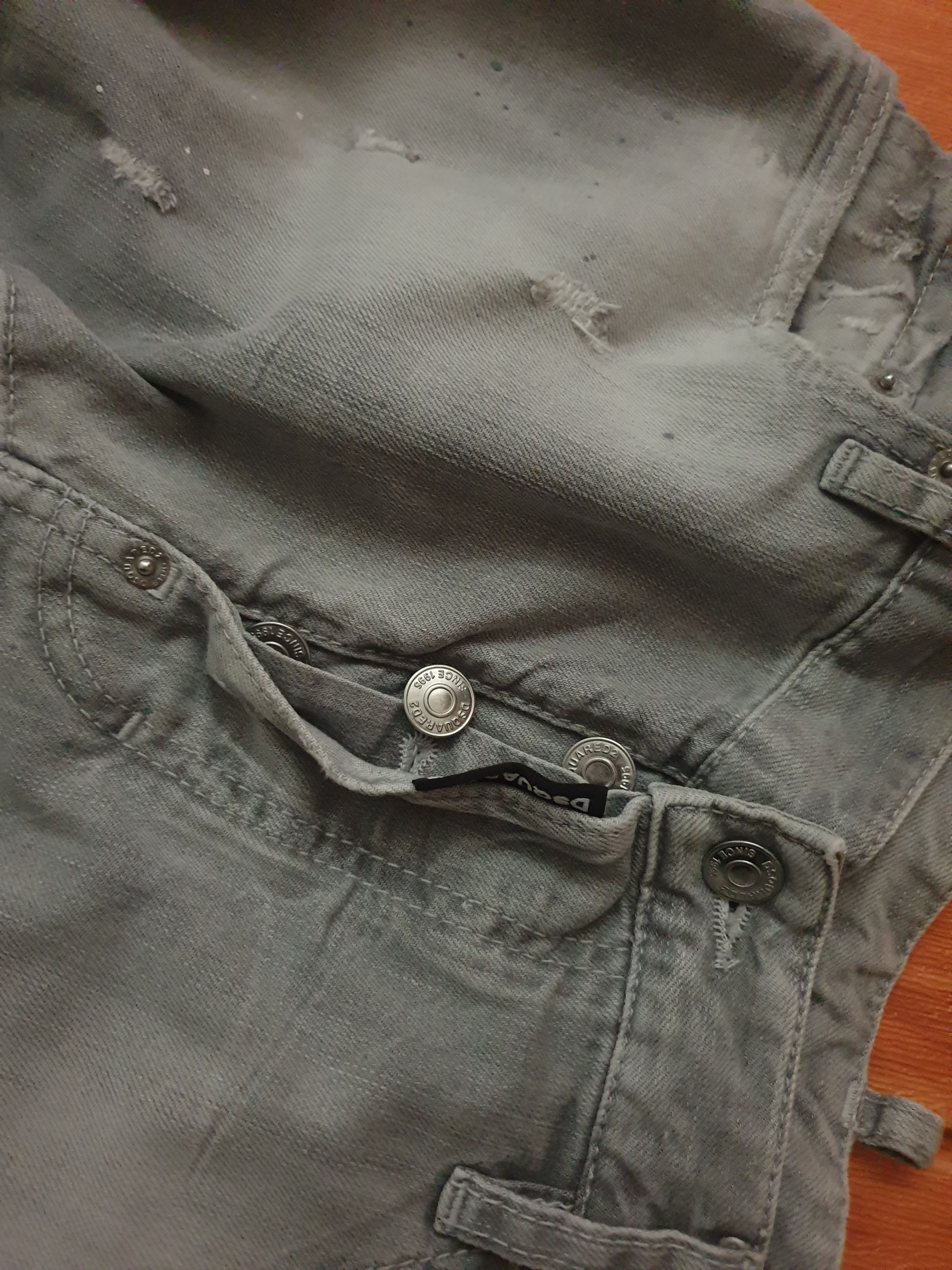 Dsquared2 💥Dsquared2 Made in ITALY grey colour pant Size US 33 - 4 Thumbnail