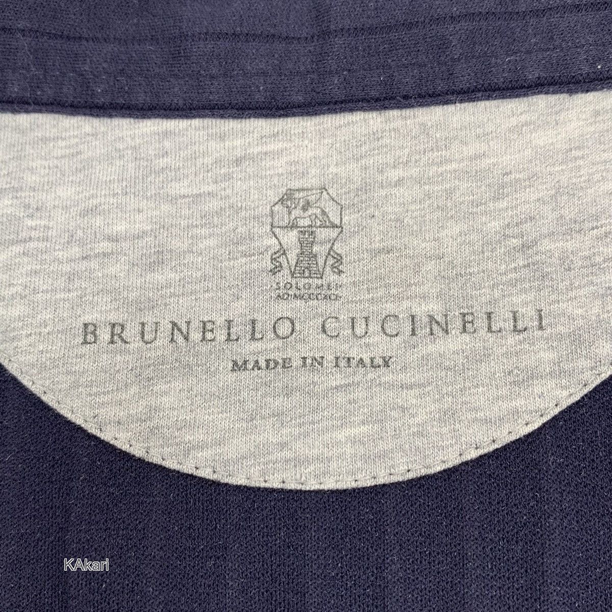 Brunello Cucinelli Blue Ribbed Short Sleeve Polo Shirt Size US L / EU 52-54 / 3 - 6 Thumbnail