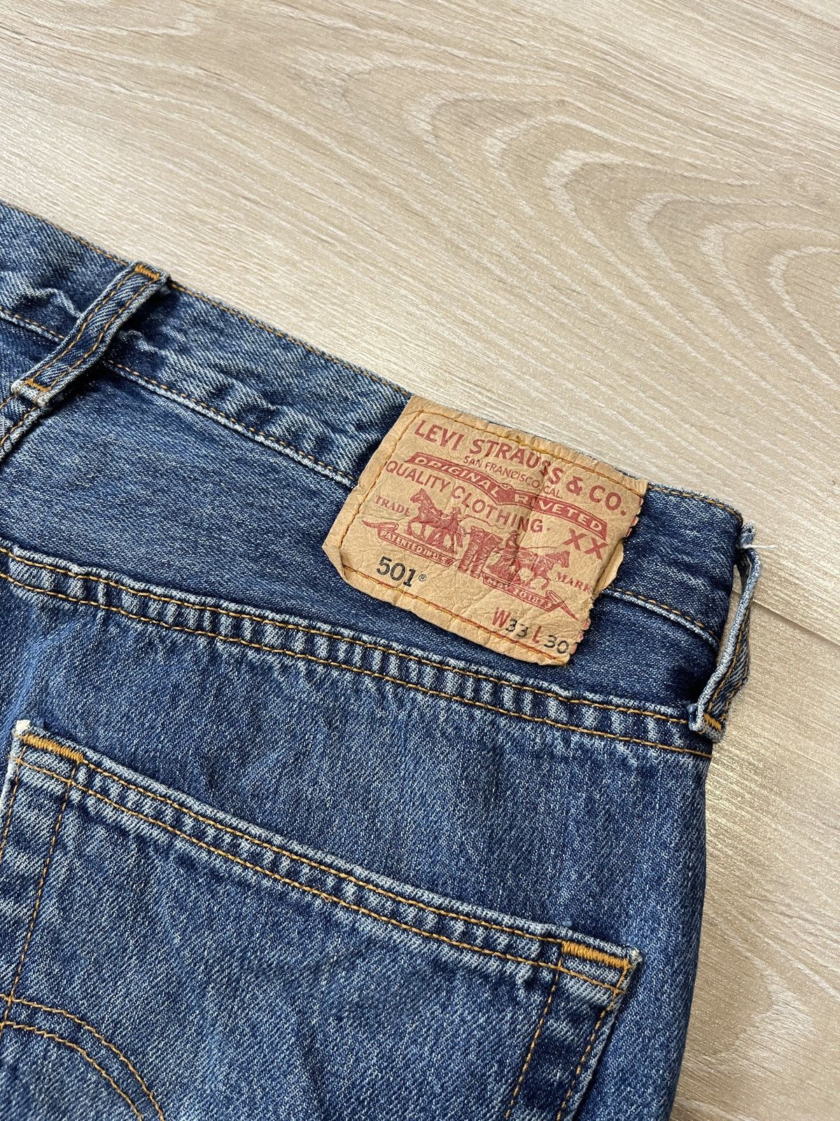 Levi's Vintage Levi’s 501 Original Fit Jeans Men’s W33 L30 Blue Size US 33 - 5 Thumbnail