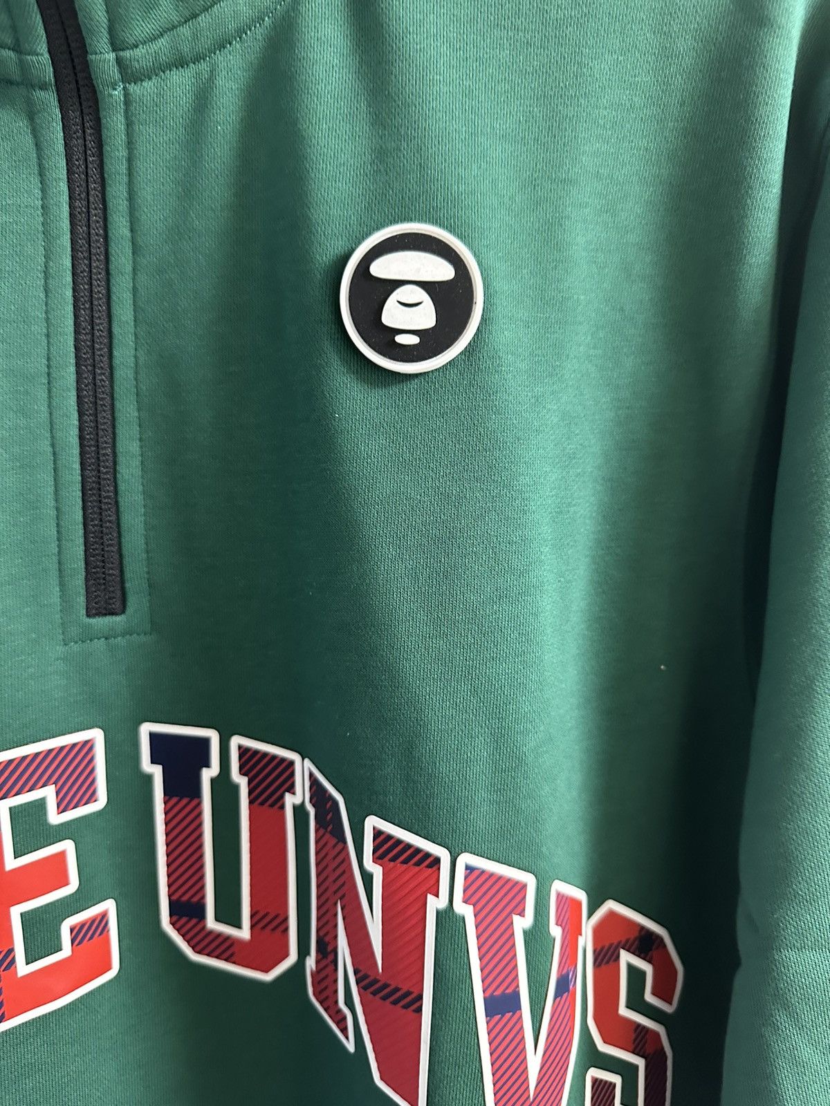 Aape × Bape AAPE by A Bathing Ape 1/4 Zip Sweatshirt. New & Authentic Size US XXS / EU 40 - 9 Thumbnail