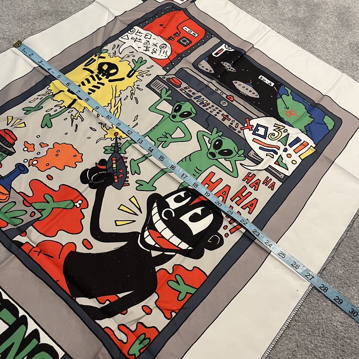 Plague Boulevard × Rap Tees New Lil Darkie Small Dark One Kill All Aliens Tapestry Rare Size ONE SIZE - 5 Thumbnail