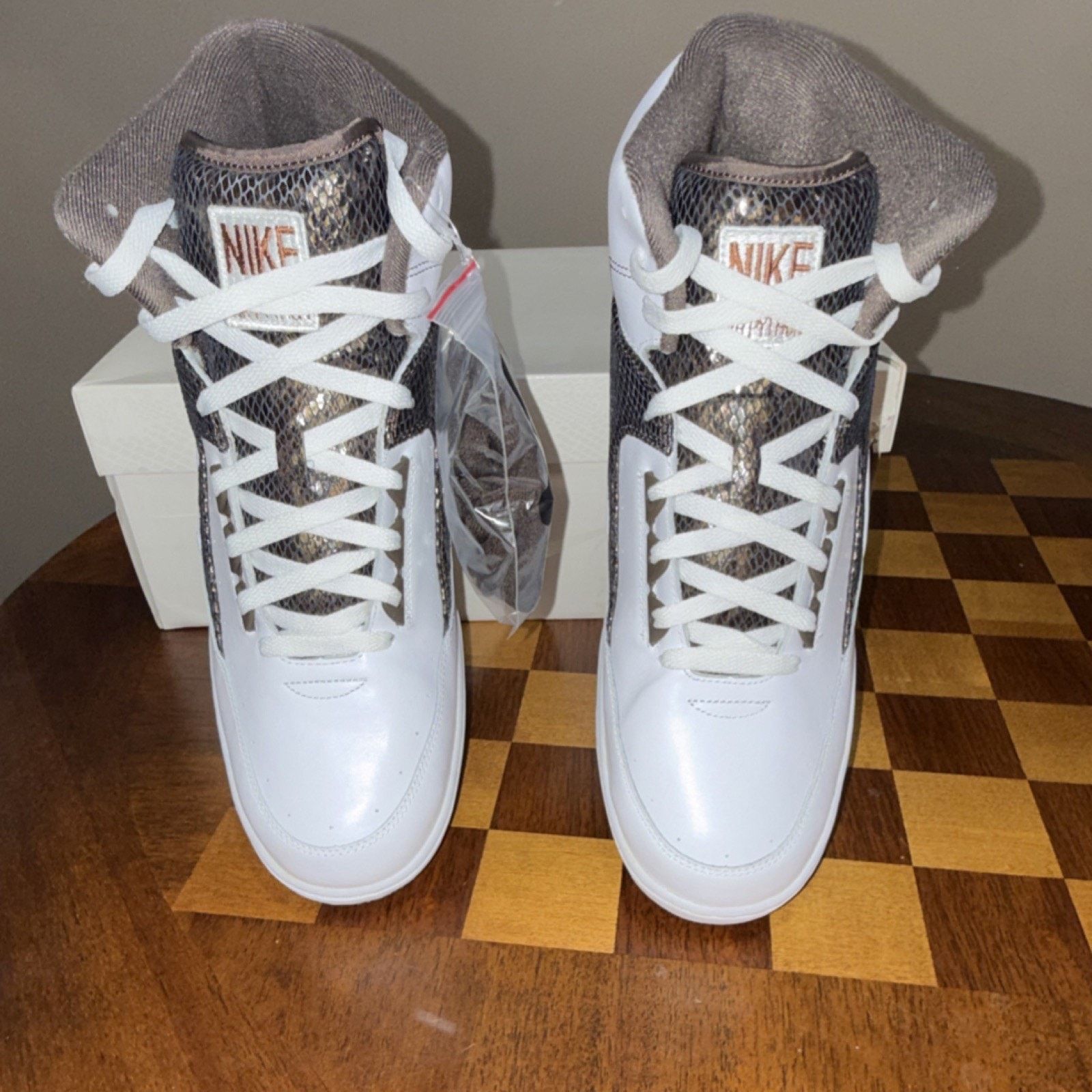 Nike Nike Air Python Lux SP White Baroque Brown High Top SIZE 13 Size US 13 / EU 46 - 3 Thumbnail
