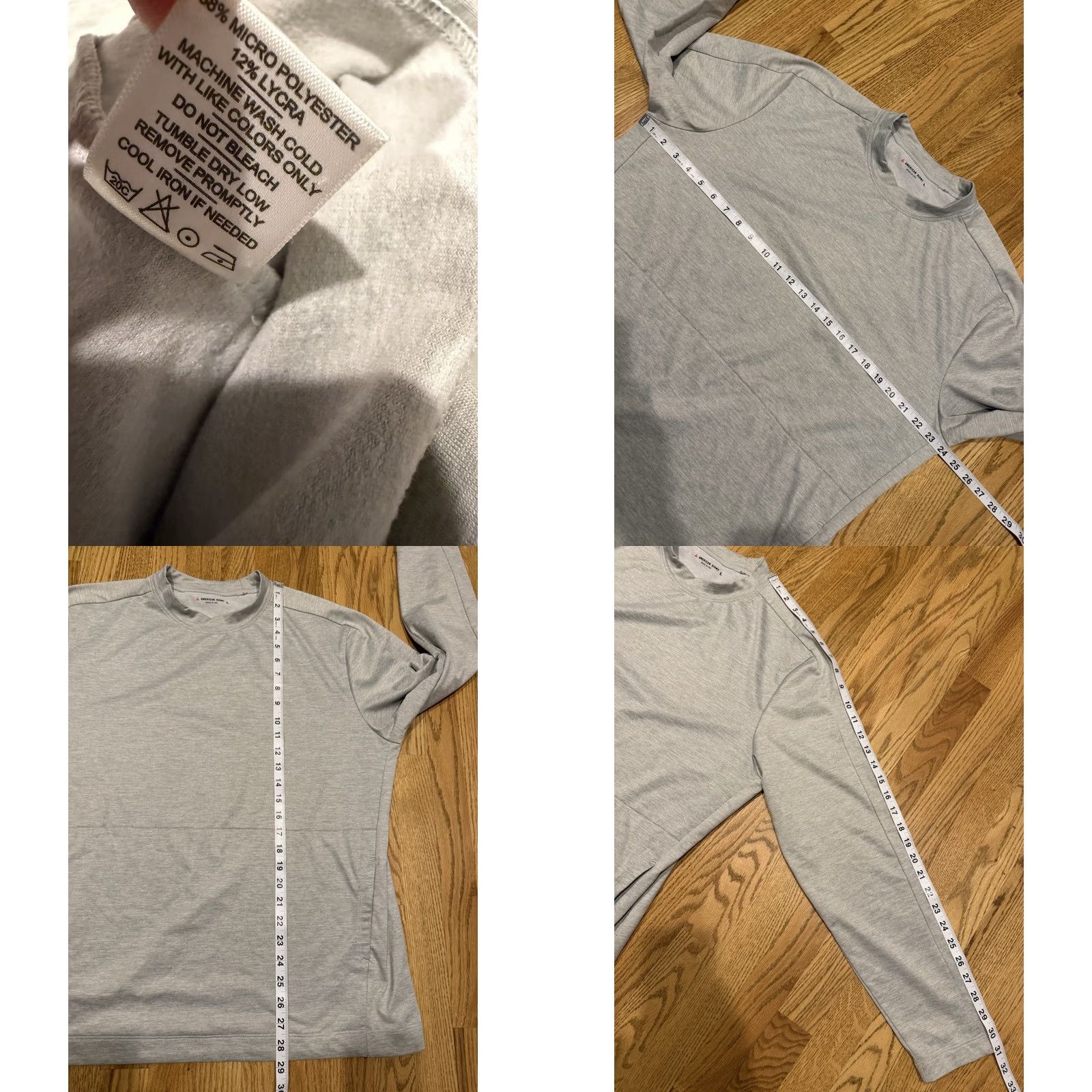 Vintage American Giant Pullover Mock Neck Top Men’s Size Large Performance Stretch Grey Size US L / EU 52-54 / 3 - 8 Thumbnail