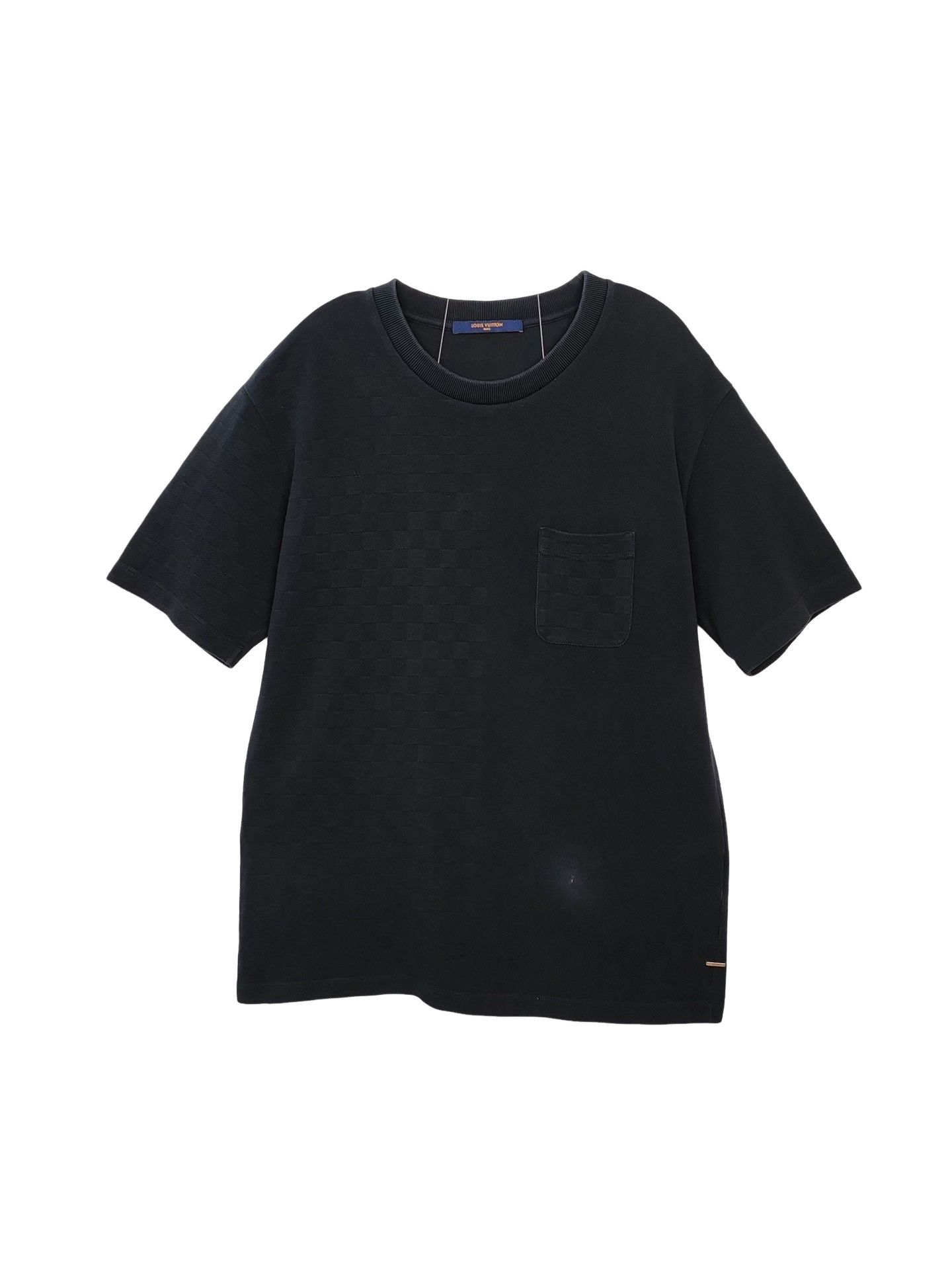 Louis Vuitton Louis Vuitton Embossed Damier T-Shirt Size L Size US L / EU 52-54 / 3 - 1 Thumbnail