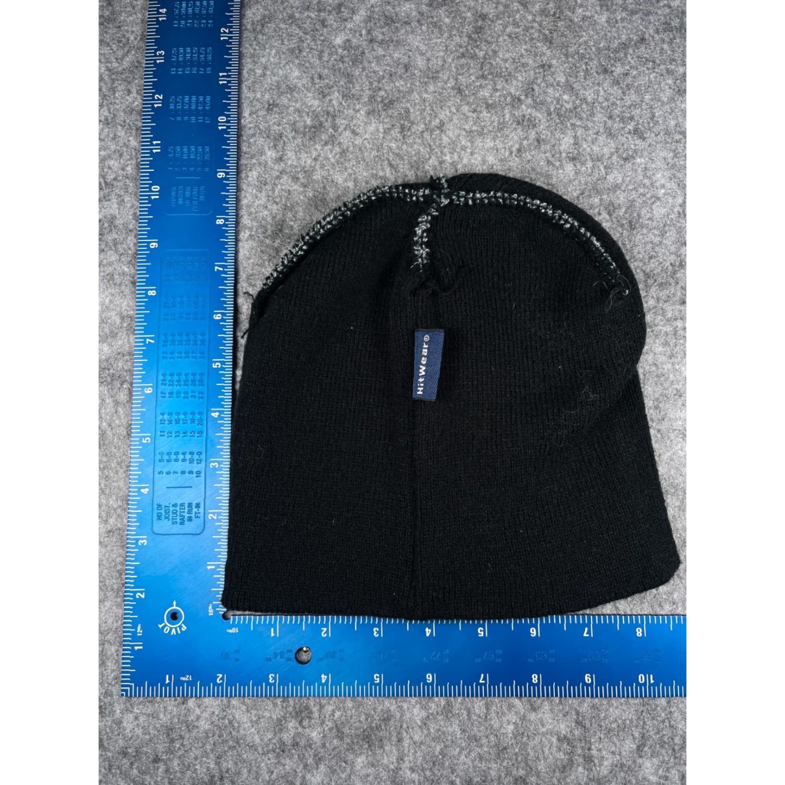 Vintage Weber School District Custodial Services Beanie Toque Adult OS Gray Acrylic Size ONE SIZE - 5 Thumbnail