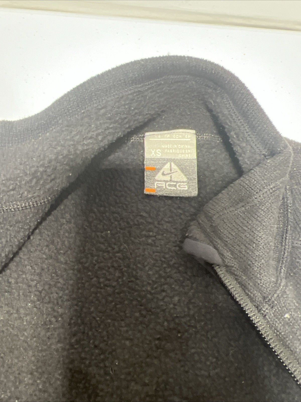 Nike Vintage Nike ACG Black Fleece Full Zip Vest Men’s Large XS Size US XS / EU 42 / 0 - 7 Thumbnail