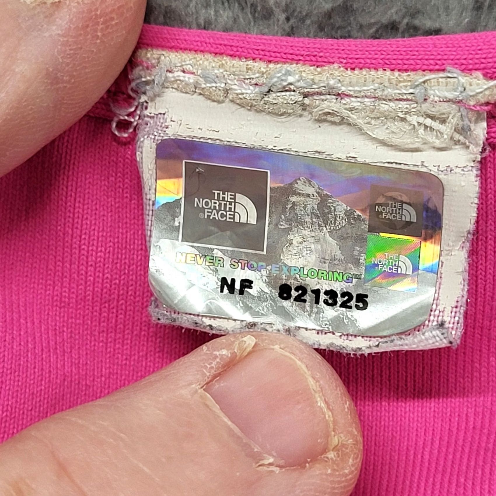 The North Face The North Face Reversible Sports Bra Womens S Gray Hot Pink Racerback Active Gym Size ONE SIZE - 5 Thumbnail