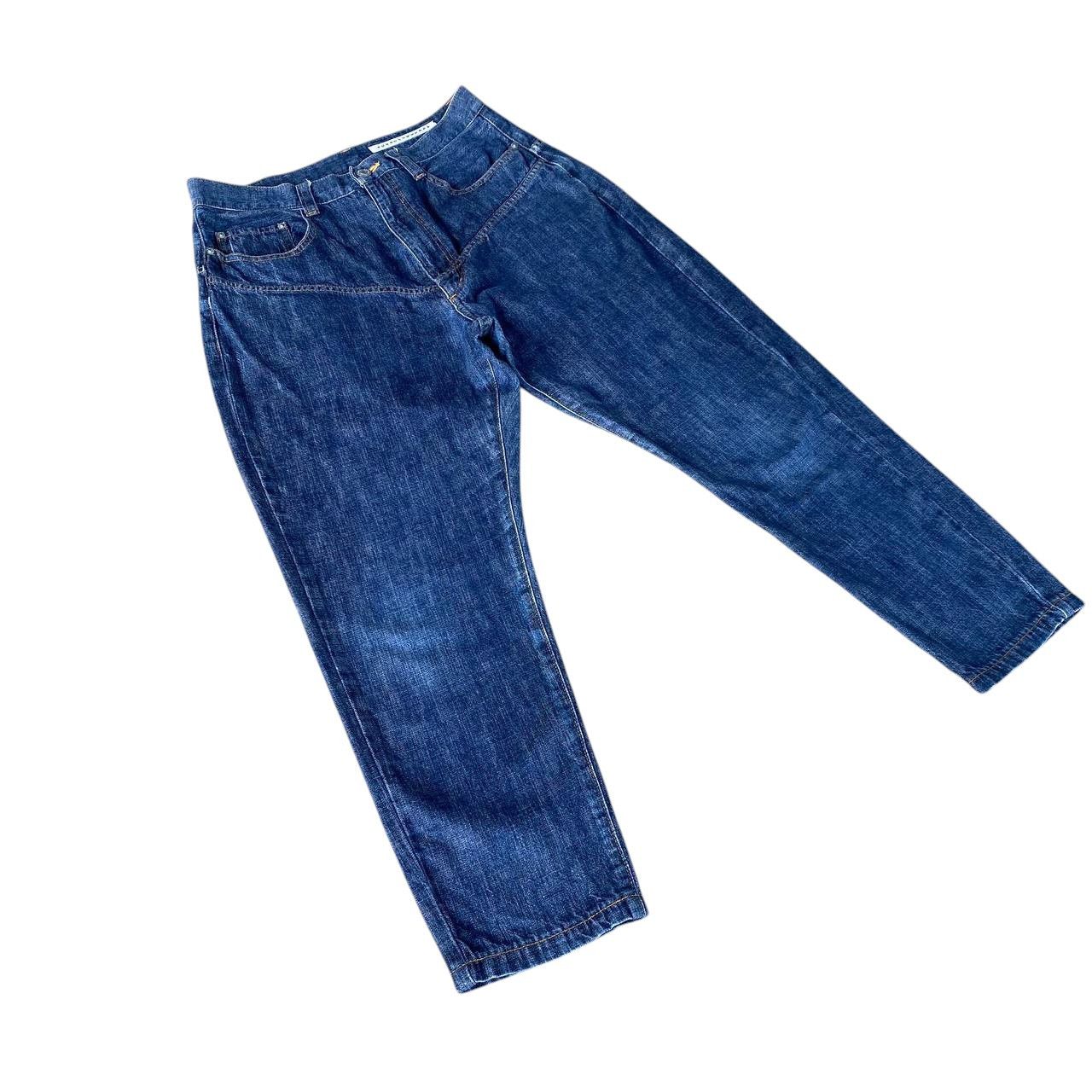 Issey Miyake SUNAOKUWAHARA JAPAN SHORT ANKLE CUT DENIM Size US 30 / EU 46 - 2 Thumbnail