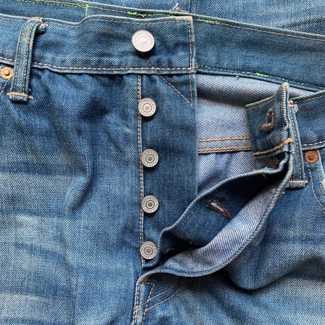 Levi's × Levi's Vintage Clothing × Vintage Levis 501 Resize reworked sashiko Size US 31 - 7 Thumbnail