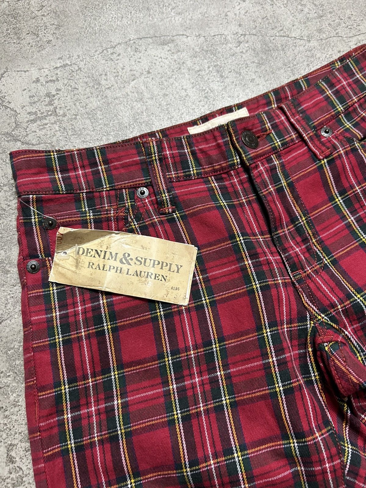 Denim & Supply Ralph Lauren Vintage Denim & Suplay Ralph Lauren Plaid Tartan Pants Size US 26 / EU 42 - 2 Thumbnail