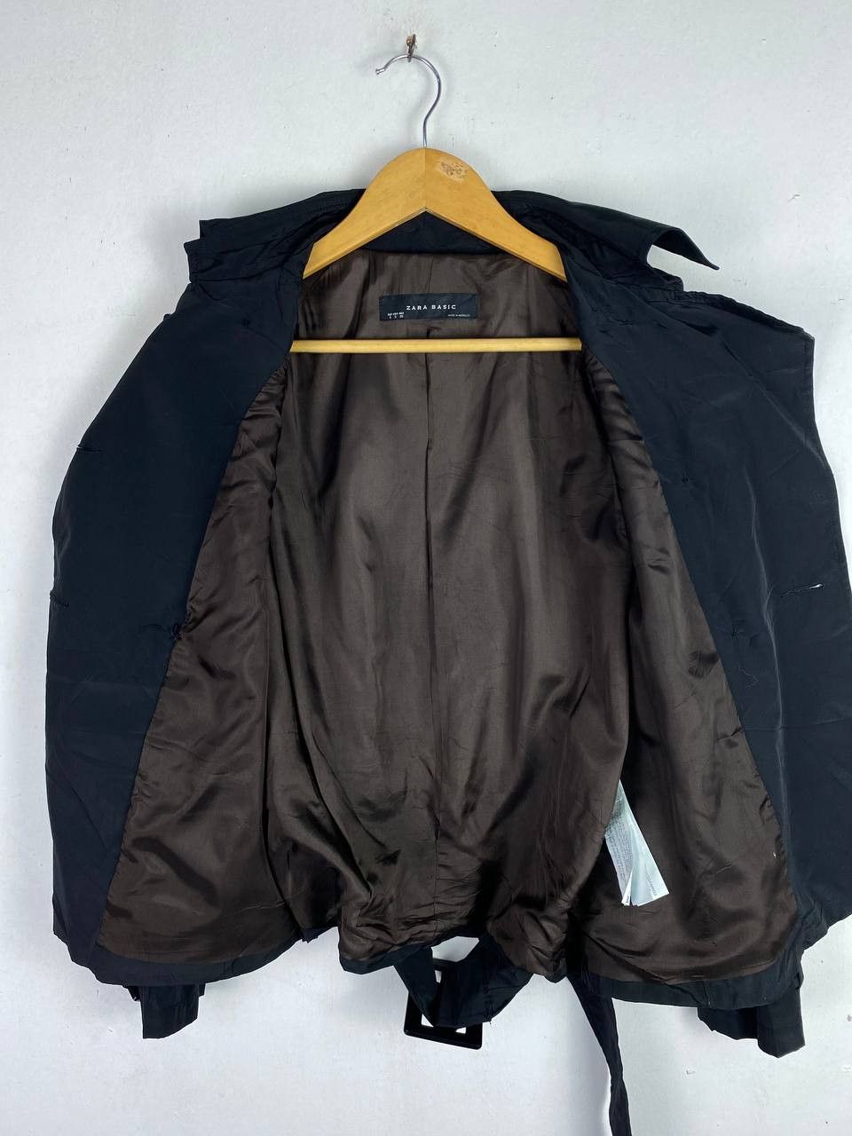Zara zara basic double breast belted jacket nice design Size S / US 4 / IT 40 - 5 Thumbnail