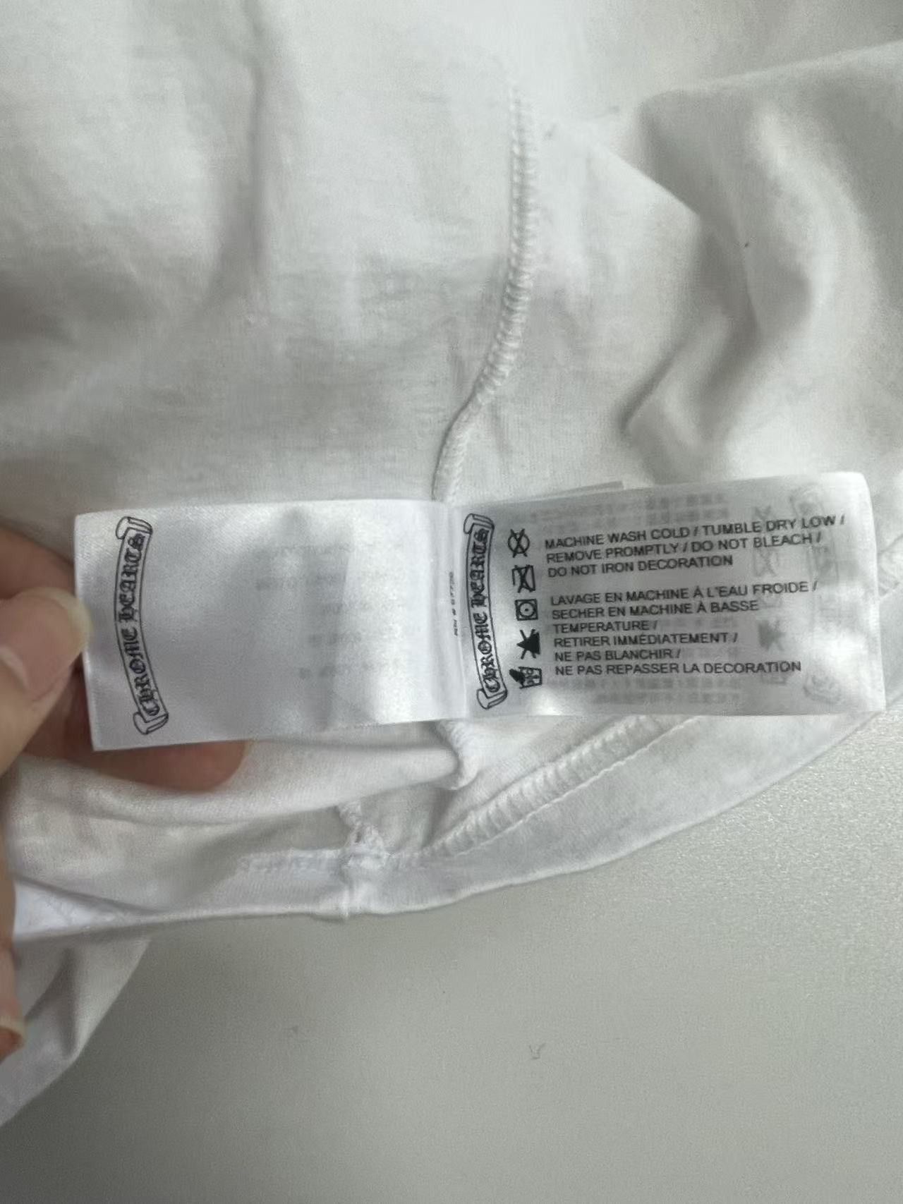 Chrome Hearts Chrome Hearts Paris Exclusive BS Fleur White Long Sleeve Tee Size US XXL / EU 58 / 5 - 9 Thumbnail