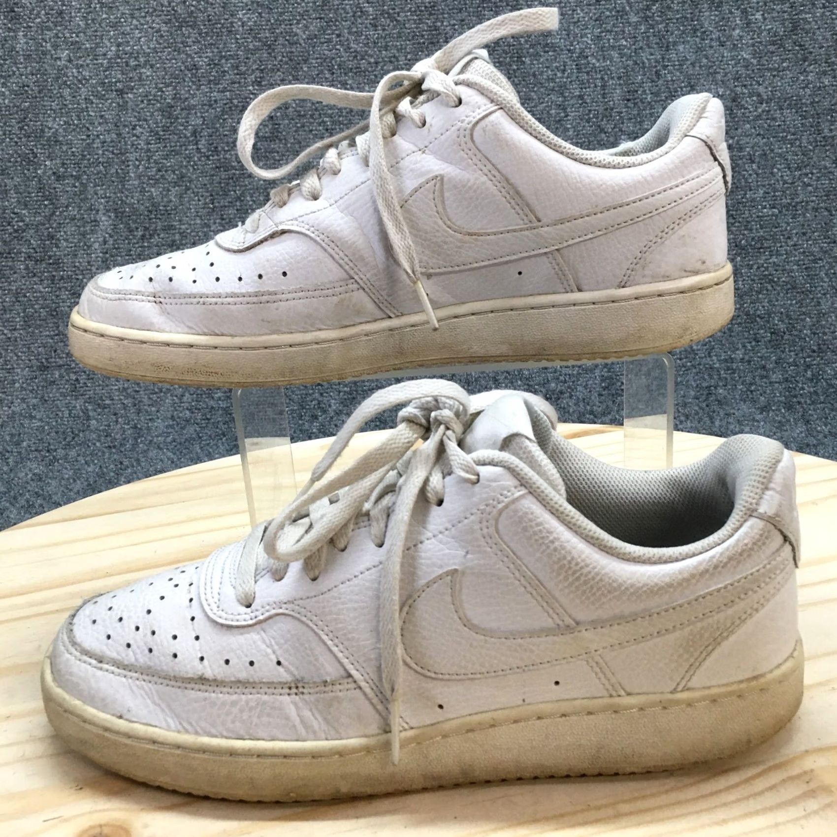 Nike Nike Court Vision Low Top Sneakers Womens 9.5 White CD5434-100 Lace Up Soccer Shoes? Size L / US 10 / IT 46 - 2 Thumbnail