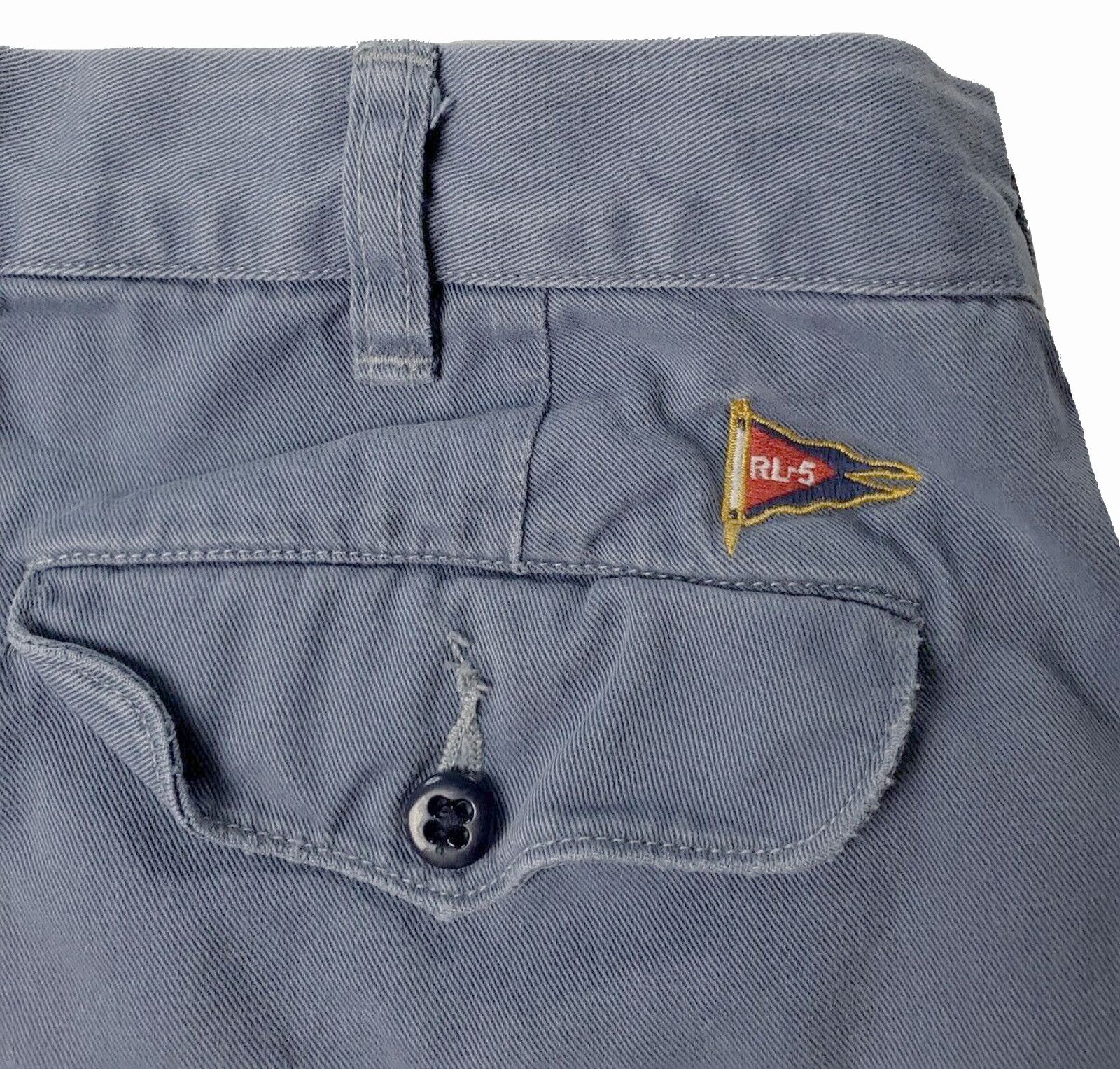 Polo Ralph Lauren NEW Vintage Polo Ralph Lauren GI Fit Chinos! 36 Faded Blue Size US 36 / EU 52 - 2 Thumbnail