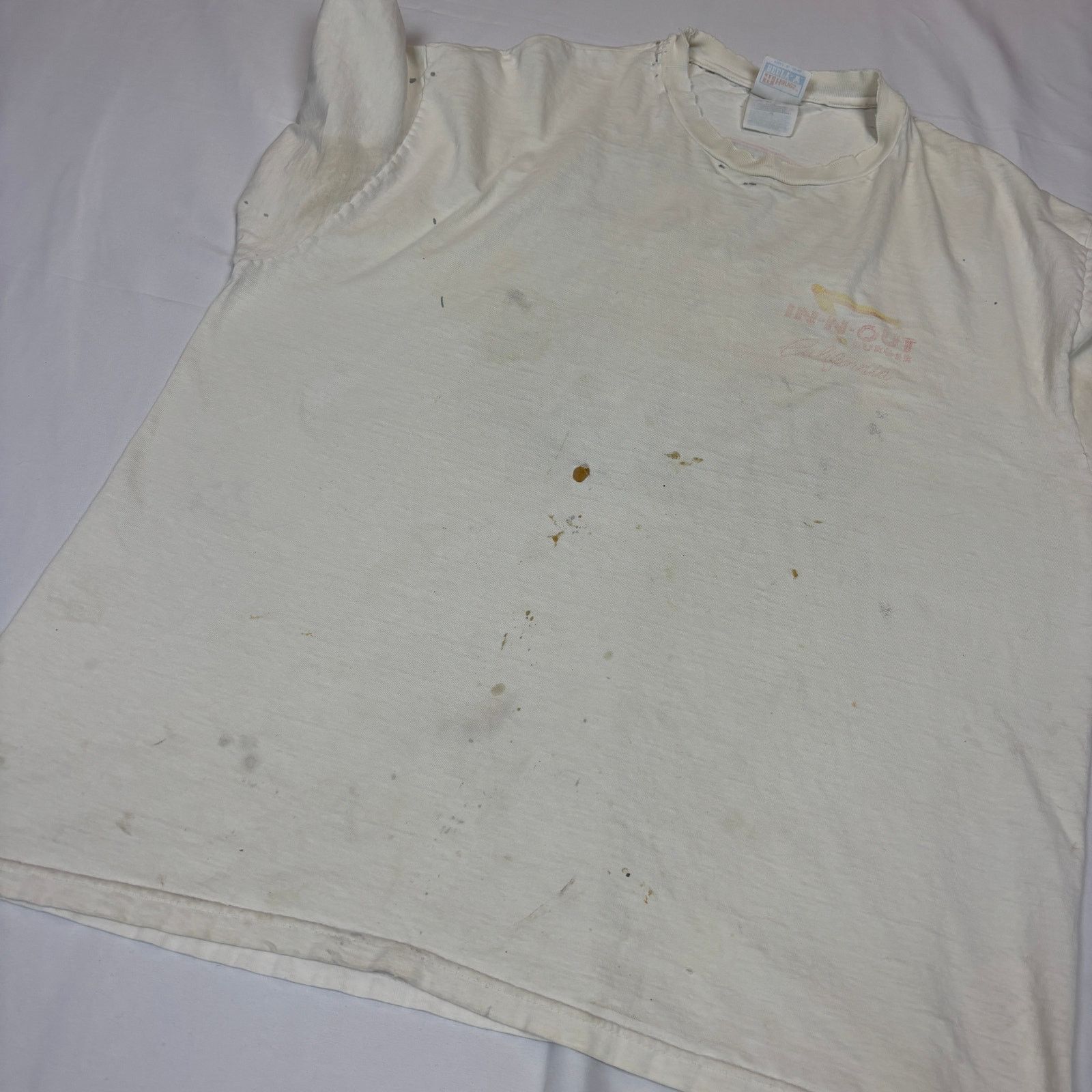 Hanes × Vintage Vintage 1999 In N Out Burger T Shirt Men's XL California Size US XL / EU 56 / 4 - 10 Thumbnail