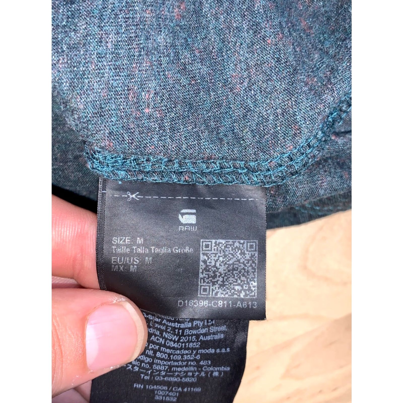 Vintage G Star Raw Graphic T Shirt Mens M Cuffed Sleeves Crew Neck #9536 Green Classic Stars Designer Regular T-Shirt Mens Size US M / EU 48-50 / 2 - 3 Thumbnail