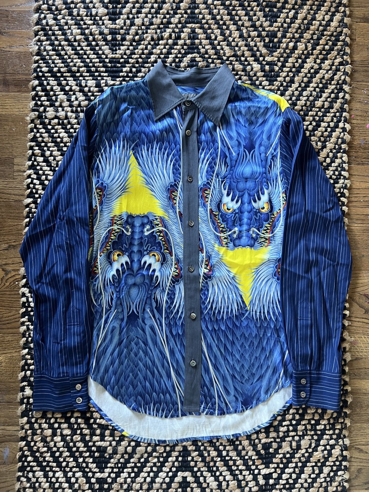 Yohji Yamamoto Yohji Yamamoto Pour Homme AW06 Tiger Print Button Up Size US XL / EU 56 / 4 - 1 Thumbnail