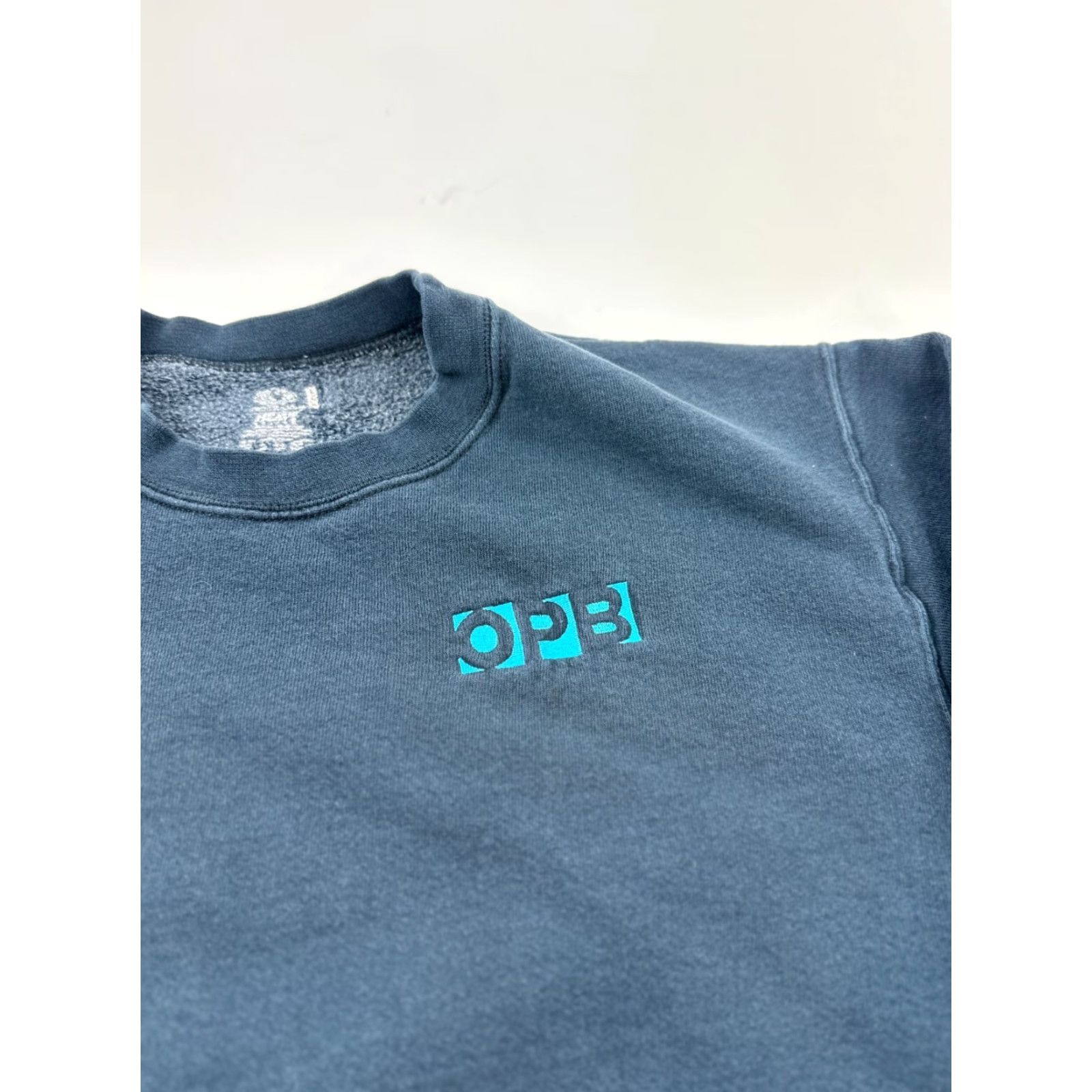 Fruit Of The Loom OPB Sweatshirt Adult Large Blue Heavy Cotton Regular Crew Neck Pullover Size US L / EU 52-54 / 3 - 3 Thumbnail