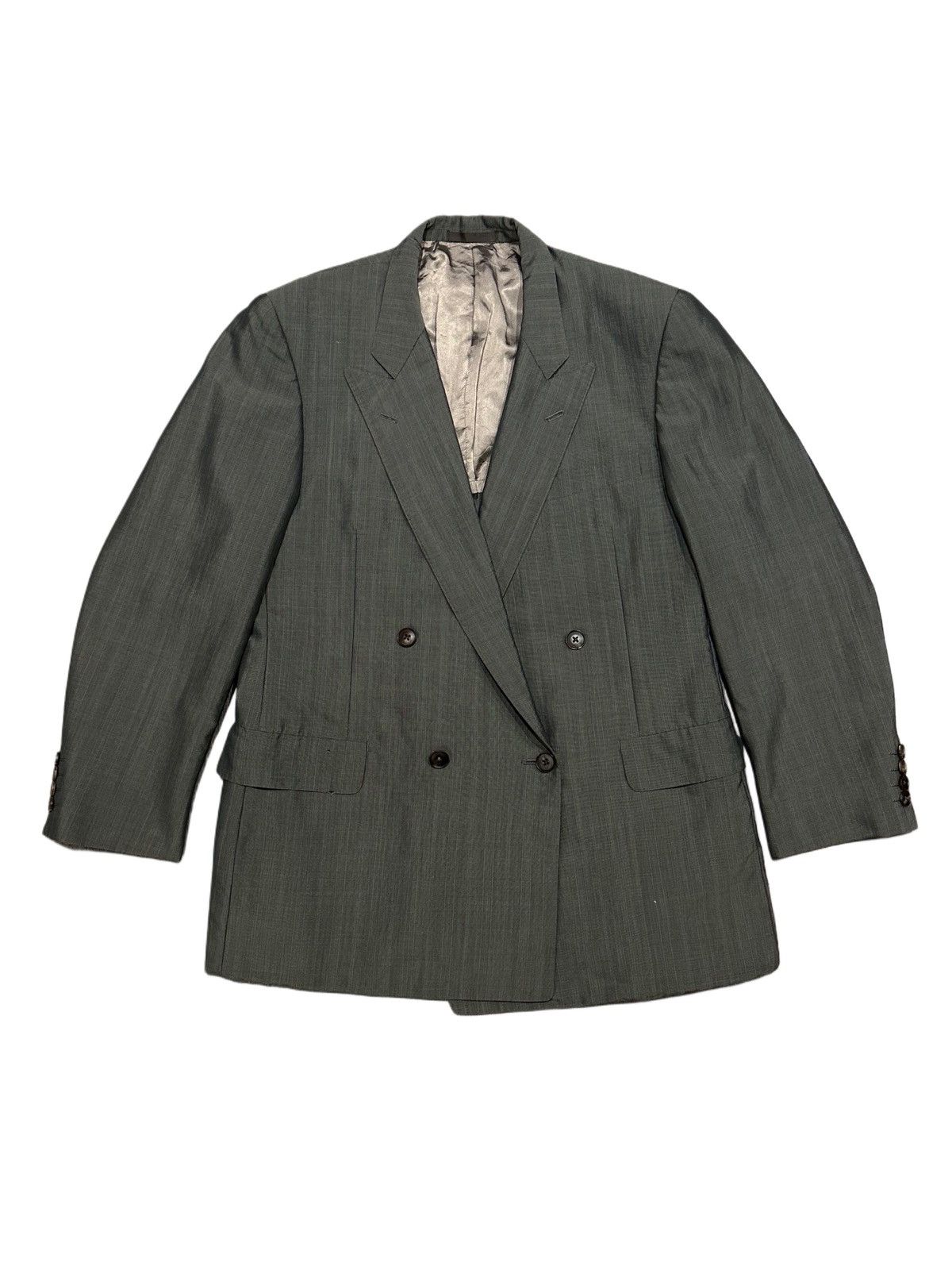 Burberry Vintage Burberrys Wool Mohair Blazer Tailored Jacket Size 40R - 1 Thumbnail