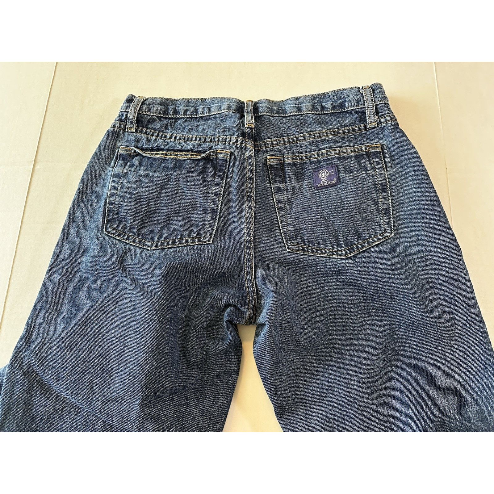 Other Rural King Blue Jeans Denim 32x34 Cotton Workwear Western Size US 32 / EU 48 - 17 Thumbnail