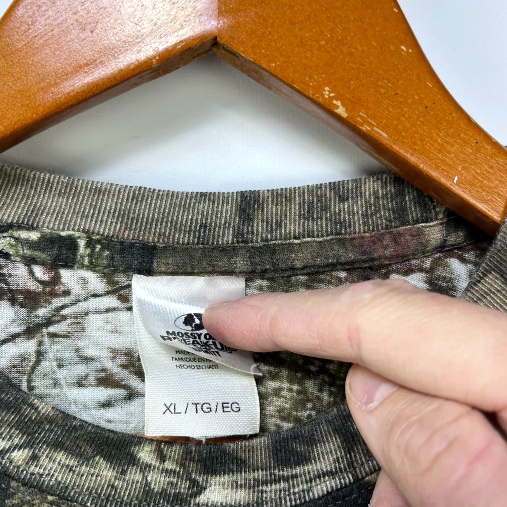 Vintage VINTAGE Mossy Oak Shirt Camouflage Long Sleeve XL Men Size US XL / EU 56 / 4 - 4 Thumbnail