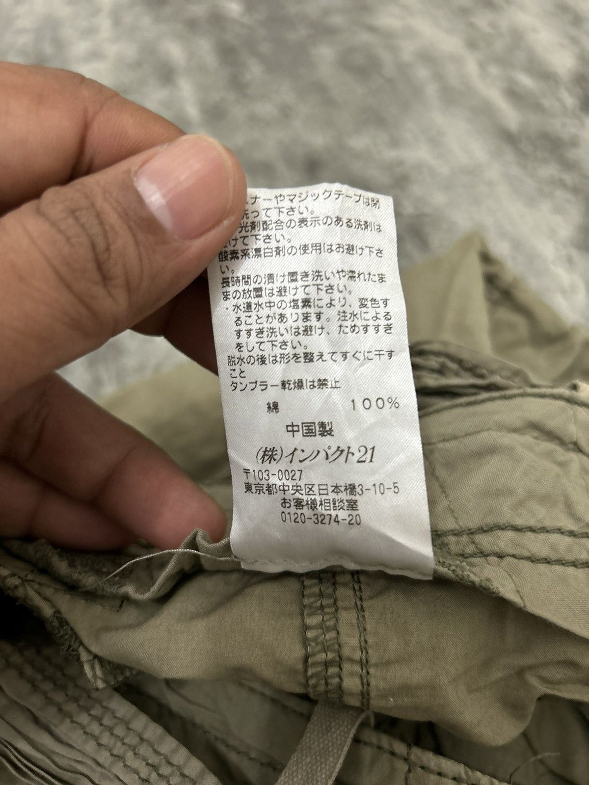 If Six Was Nine × Polo Ralph Lauren × Vintage Vintage Polo Jeans Company Sun Faded Cargo Pants With Belt Size US 32 / EU 48 - 12 Thumbnail