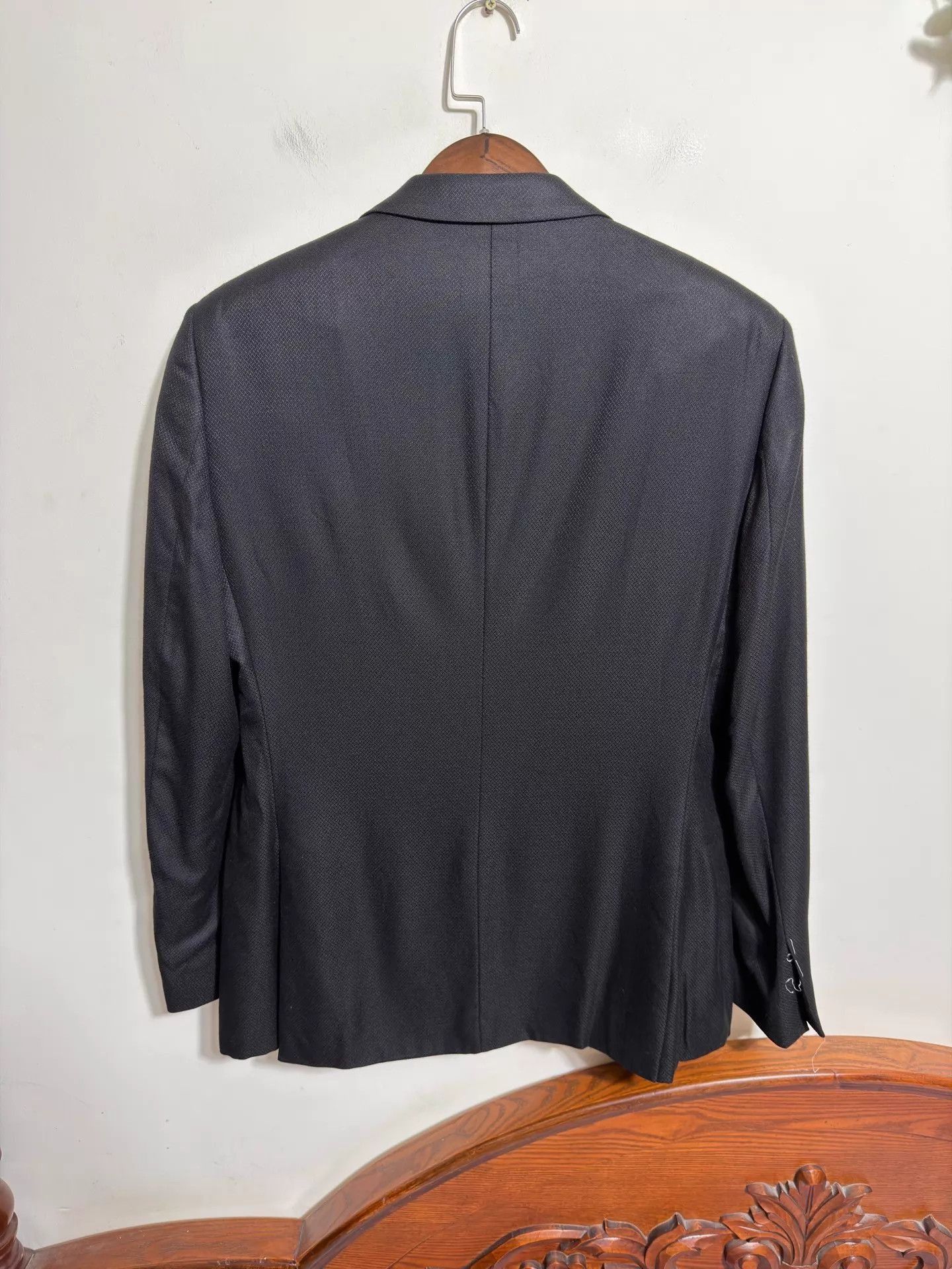 Giorgio Armani Black Single-Breasted Formal Blazer Size US XXS / EU 40 - 2 Thumbnail