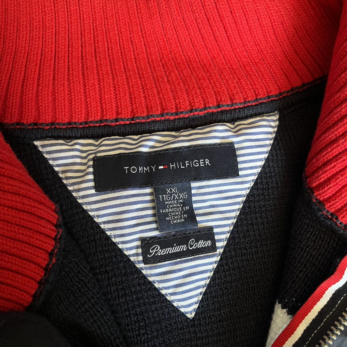Tommy Hilfiger Tommy Hilfiger Yacht Club Quarter Zip Premium Cotton Sweater Size US XXL / EU 58 / 5 - 7 Thumbnail