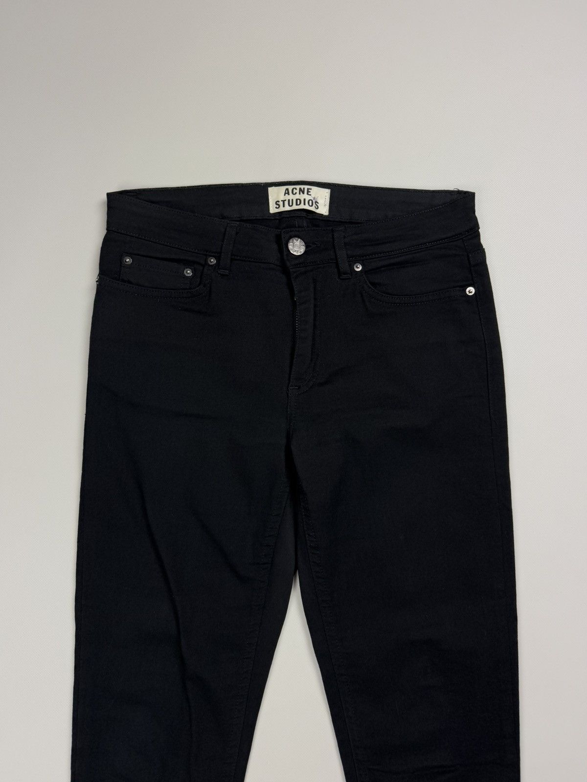 Acne Studios Acne Studios Skin 5 Lacey Black Ladies Skinny Denim Jeans Size 28" / US 6 / IT 42 - 7 Thumbnail